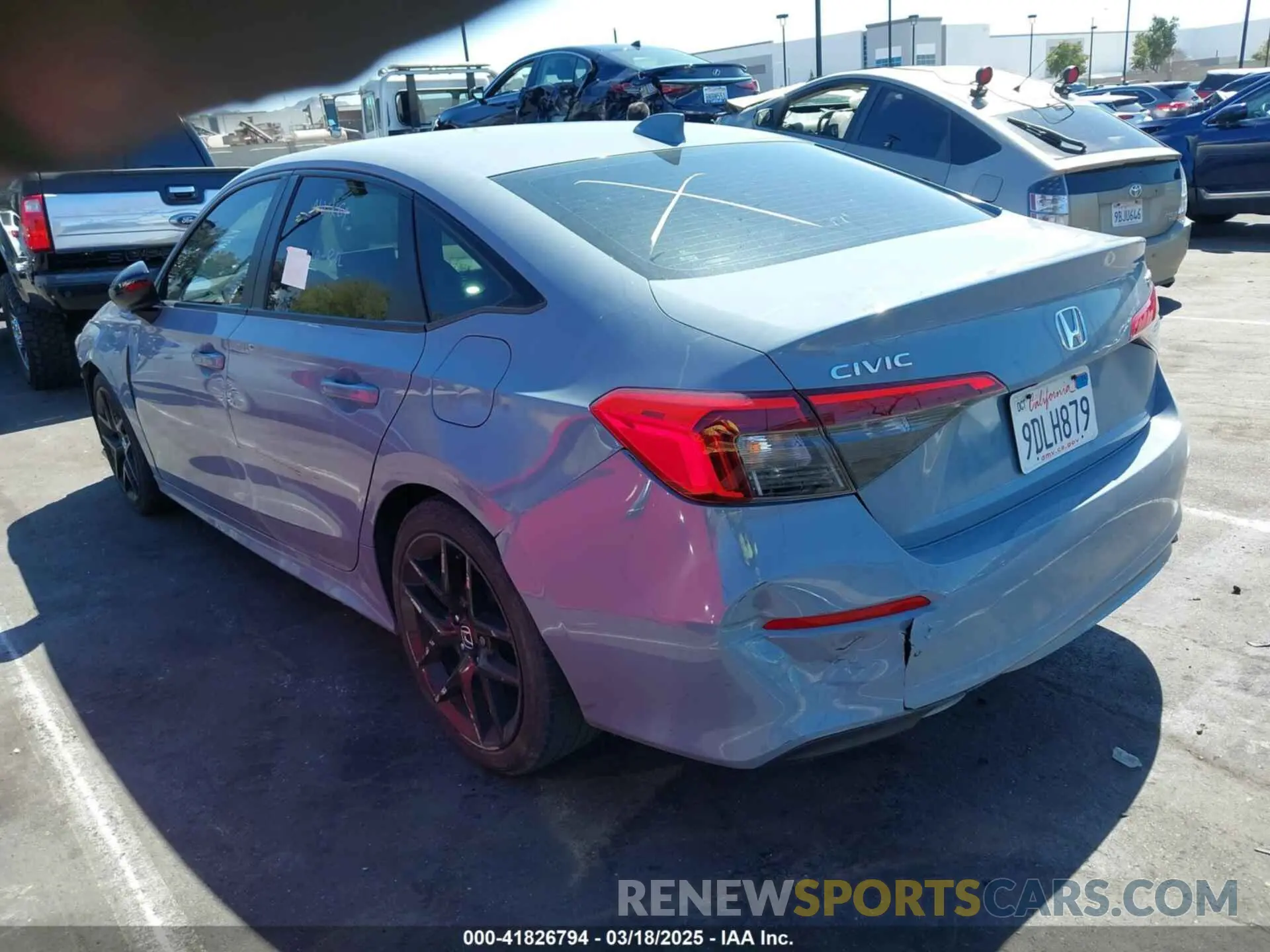 3 Photograph of a damaged car 2HGFE2F55NH604383 HONDA CIVIC 2022