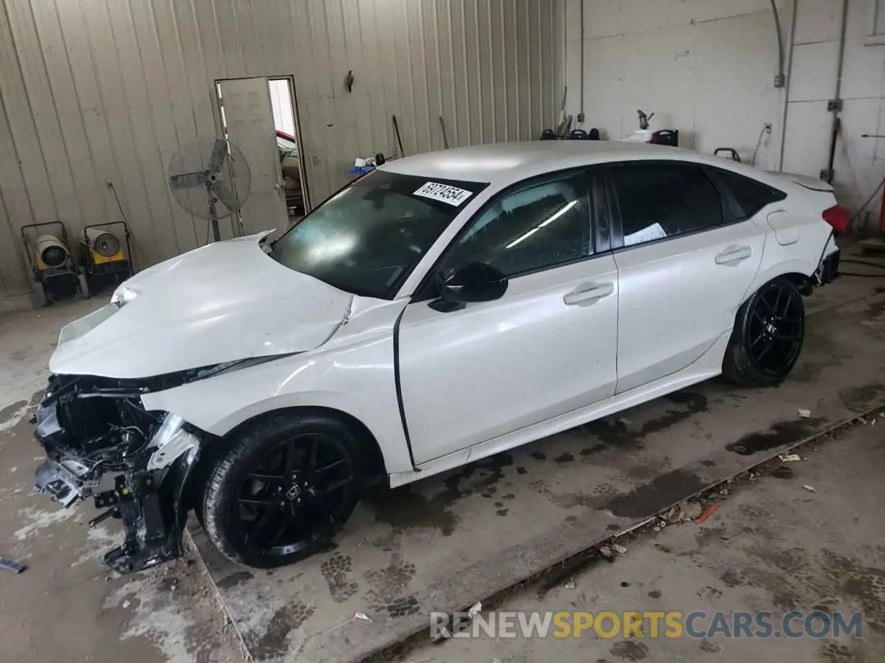 1 Photograph of a damaged car 2HGFE2F56NH512280 HONDA CIVIC 2022
