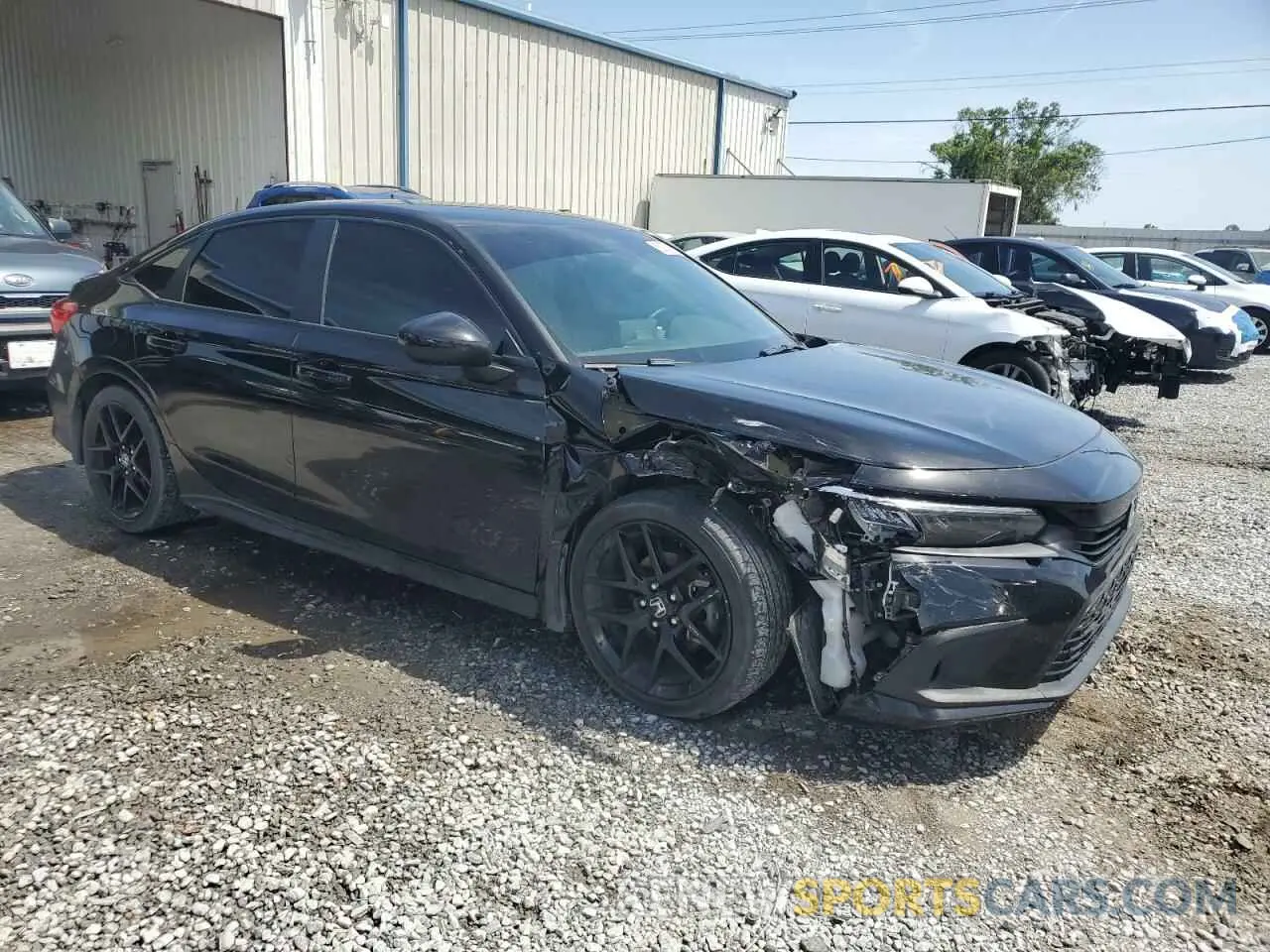 4 Photograph of a damaged car 2HGFE2F56NH535235 HONDA CIVIC 2022