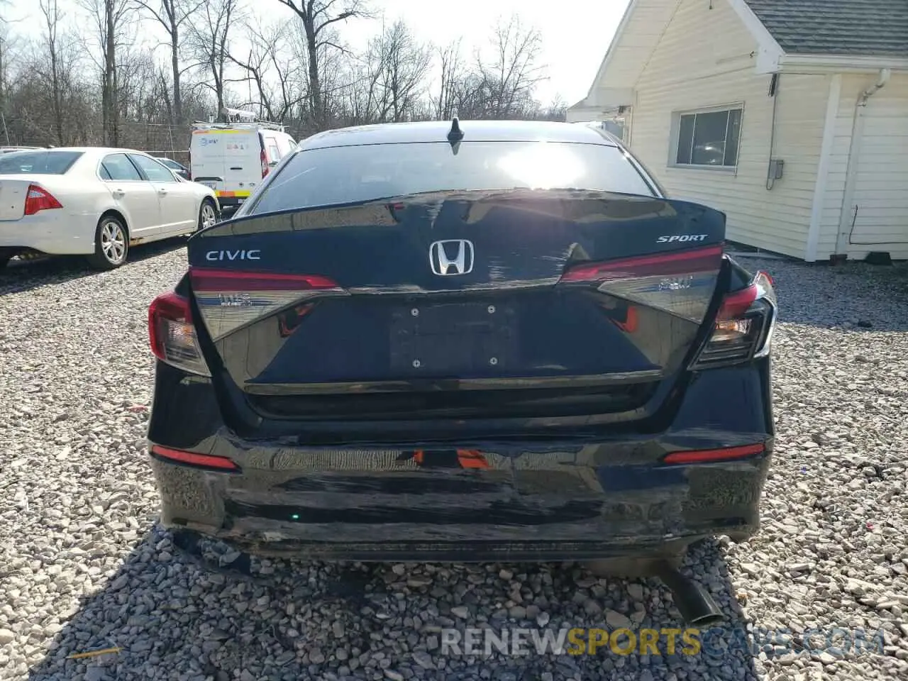 6 Photograph of a damaged car 2HGFE2F56NH573595 HONDA CIVIC 2022