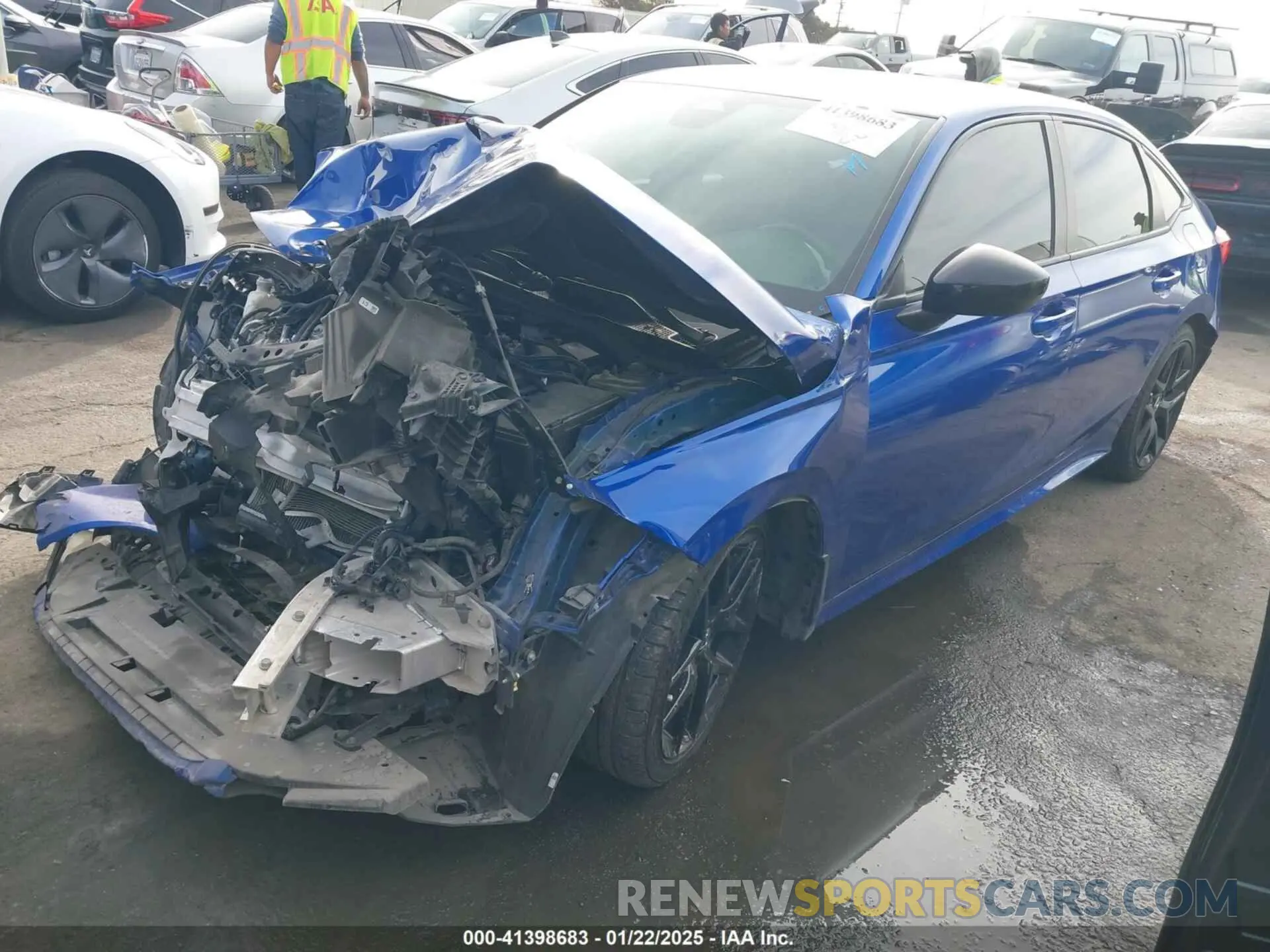 2 Photograph of a damaged car 2HGFE2F56NH583530 HONDA CIVIC 2022