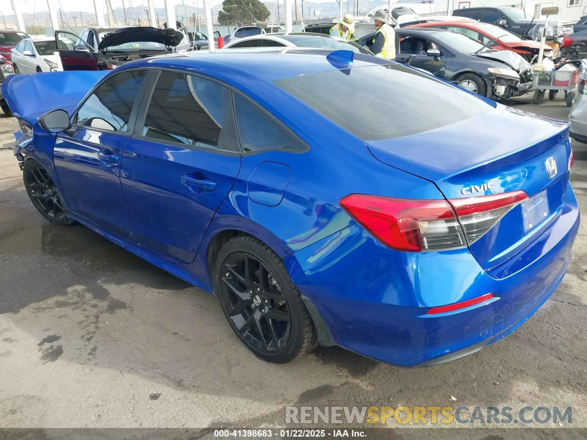 3 Photograph of a damaged car 2HGFE2F56NH583530 HONDA CIVIC 2022