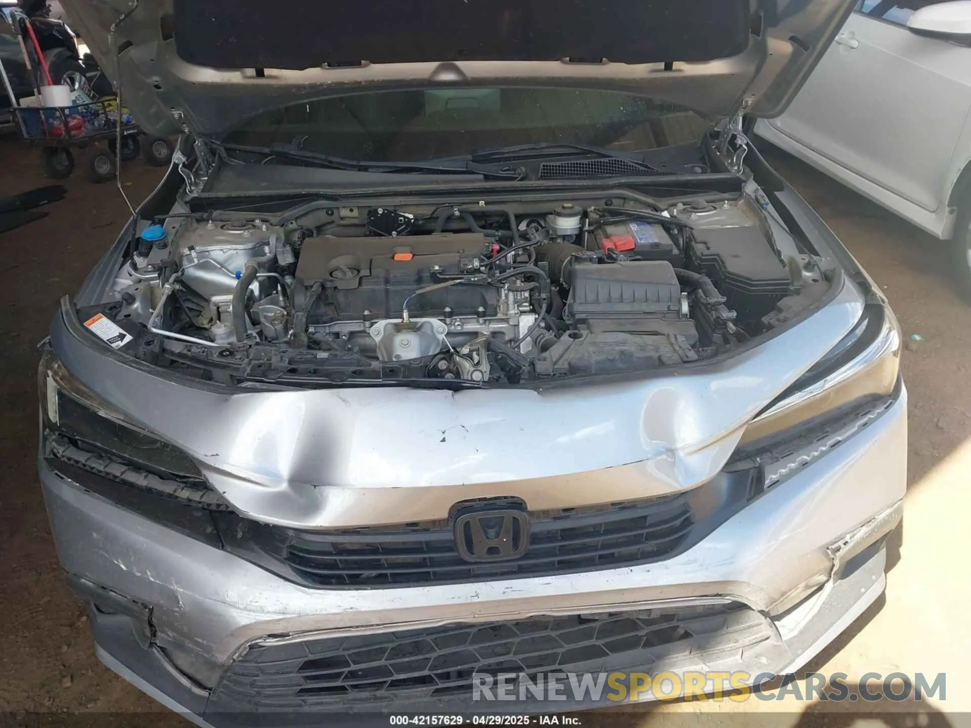 10 Photograph of a damaged car 2HGFE2F56NH585634 HONDA CIVIC 2022