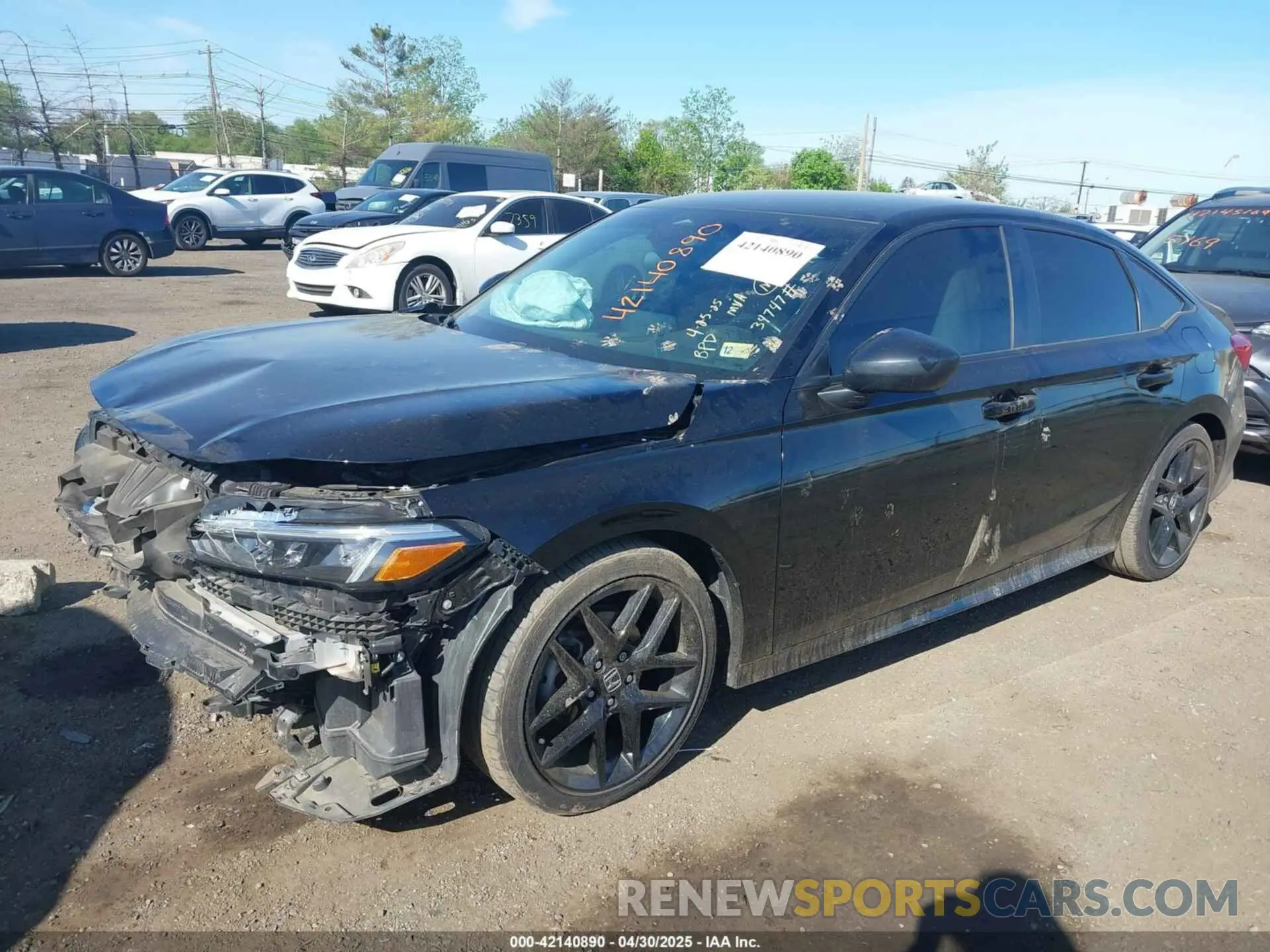 2 Фотография поврежденного автомобиля 2HGFE2F56NH606823 HONDA CIVIC 2022