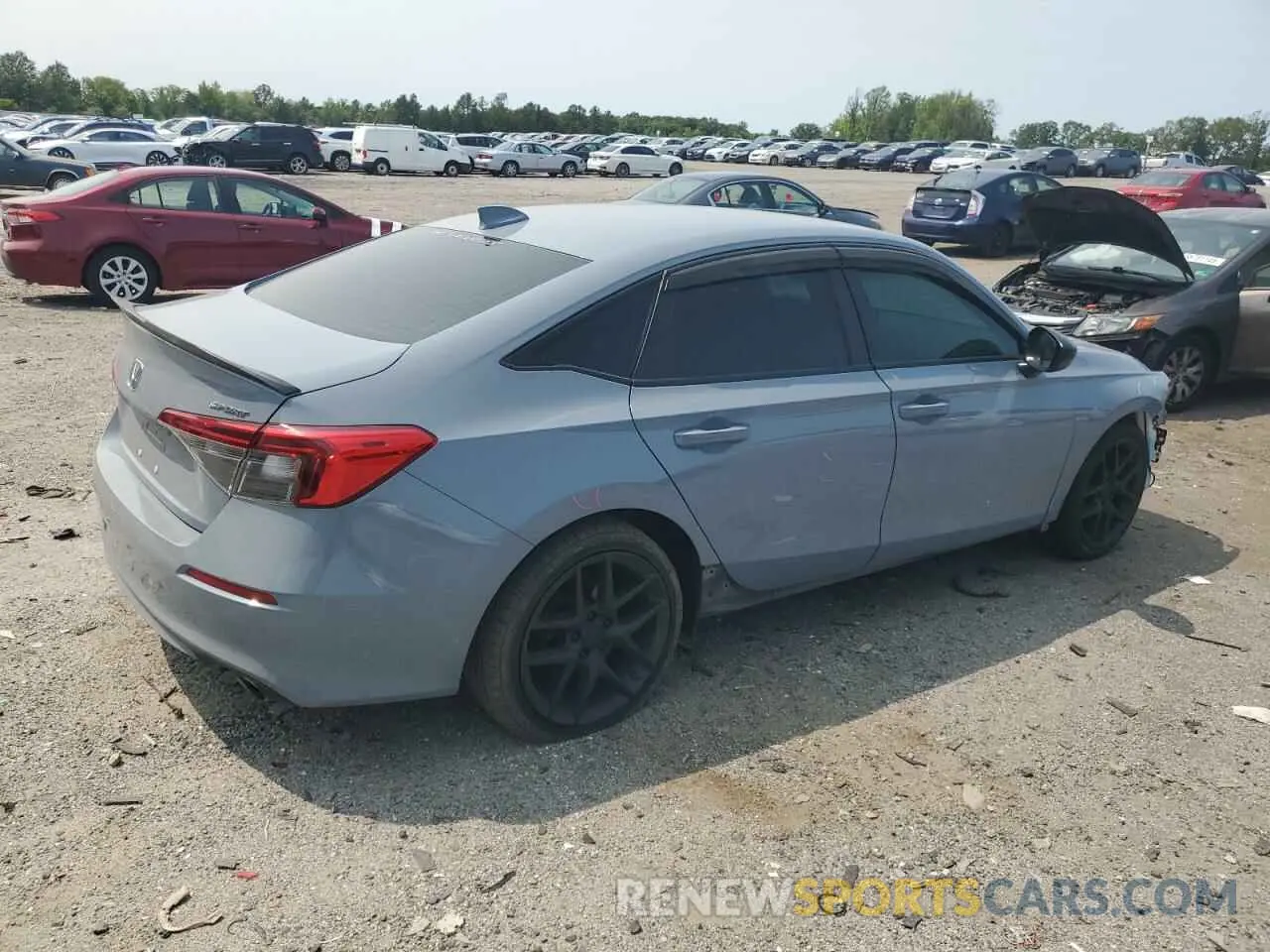 3 Photograph of a damaged car 2HGFE2F57NH514135 HONDA CIVIC 2022