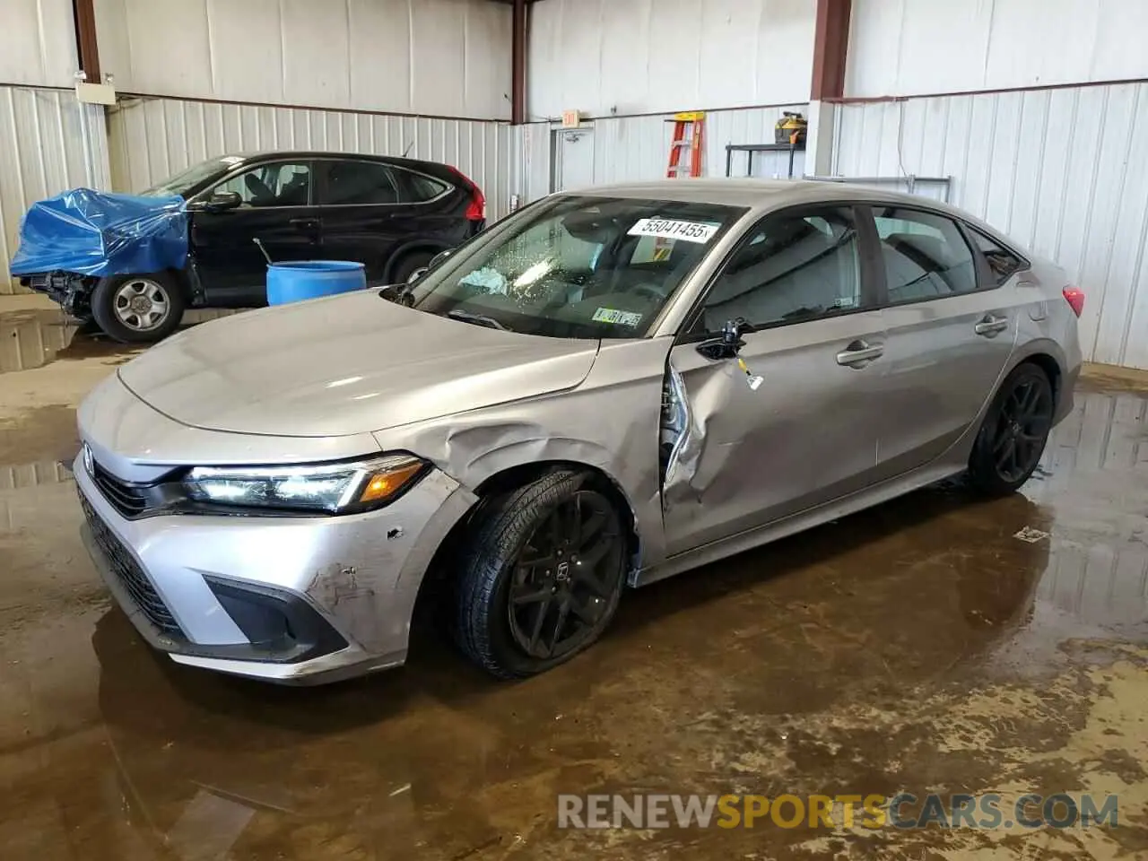 1 Photograph of a damaged car 2HGFE2F57NH539035 HONDA CIVIC 2022