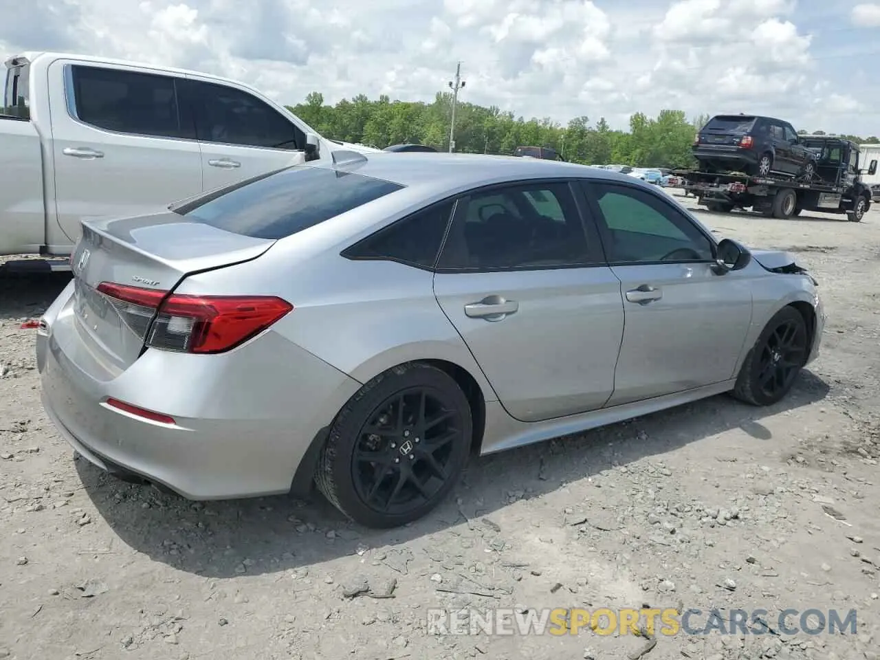 3 Photograph of a damaged car 2HGFE2F57NH540640 HONDA CIVIC 2022