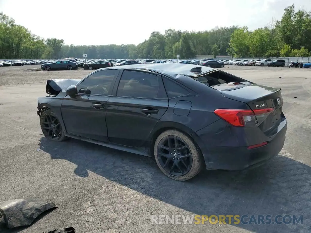 2 Photograph of a damaged car 2HGFE2F57NH570057 HONDA CIVIC 2022