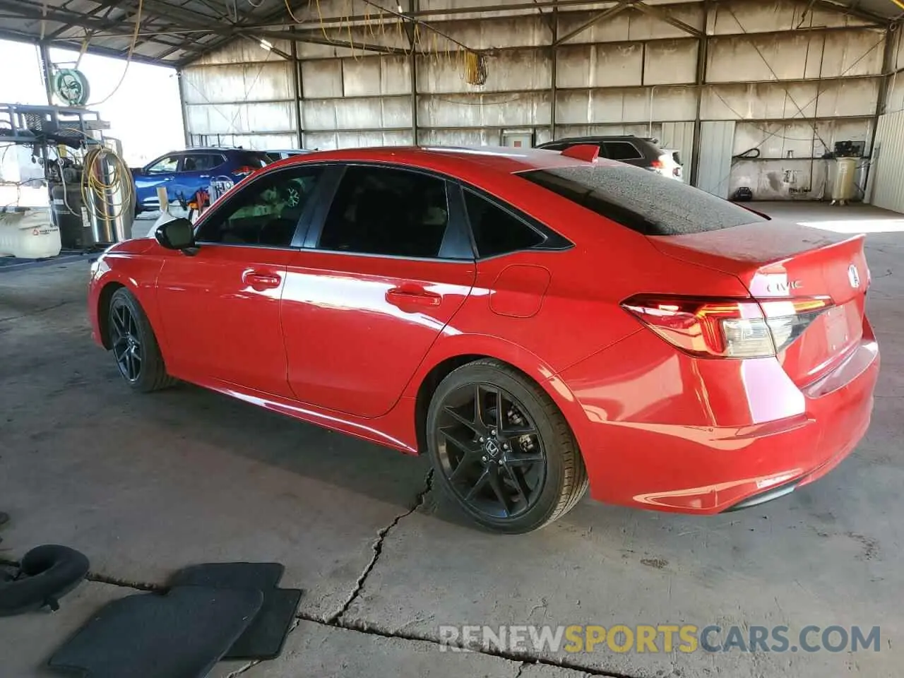2 Photograph of a damaged car 2HGFE2F57NH571466 HONDA CIVIC 2022