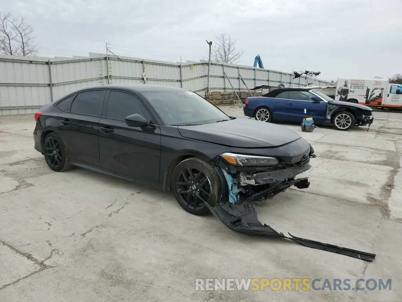 4 Photograph of a damaged car 2HGFE2F57NH581978 HONDA CIVIC 2022