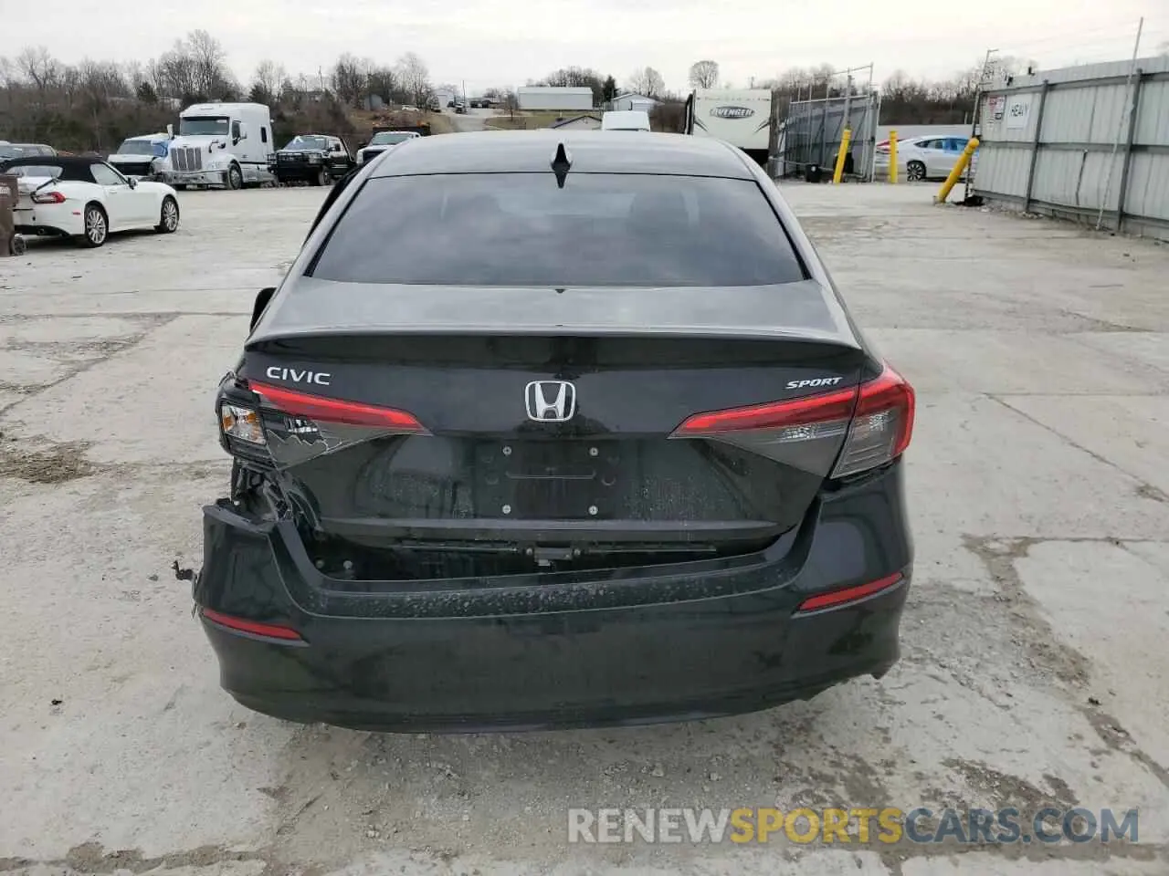 6 Photograph of a damaged car 2HGFE2F57NH581978 HONDA CIVIC 2022