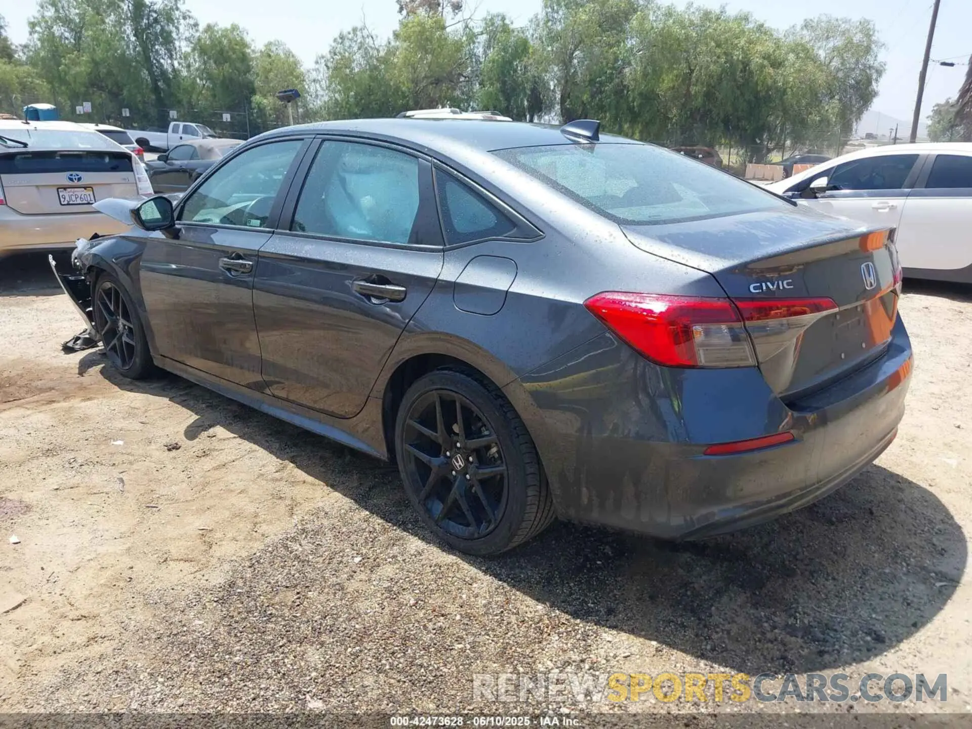 3 Photograph of a damaged car 2HGFE2F57NH586629 HONDA CIVIC 2022