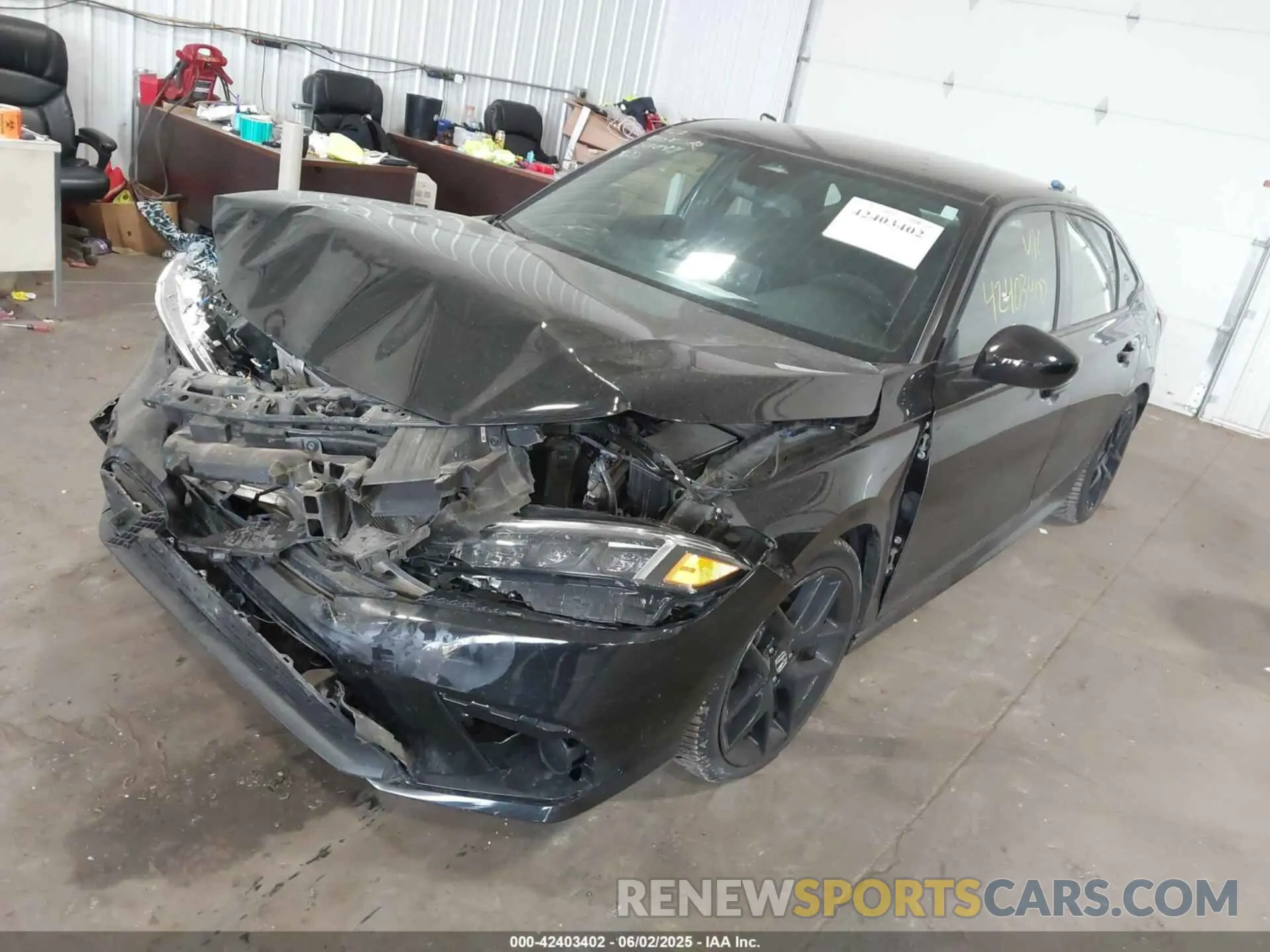 2 Photograph of a damaged car 2HGFE2F57NH609097 HONDA CIVIC 2022