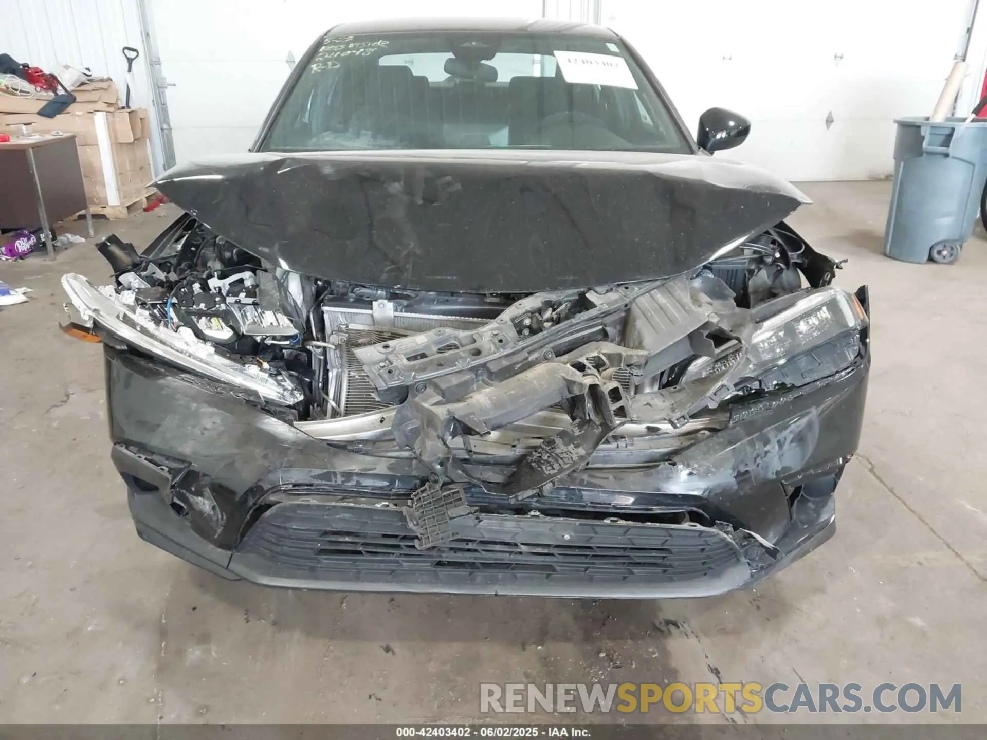 6 Photograph of a damaged car 2HGFE2F57NH609097 HONDA CIVIC 2022