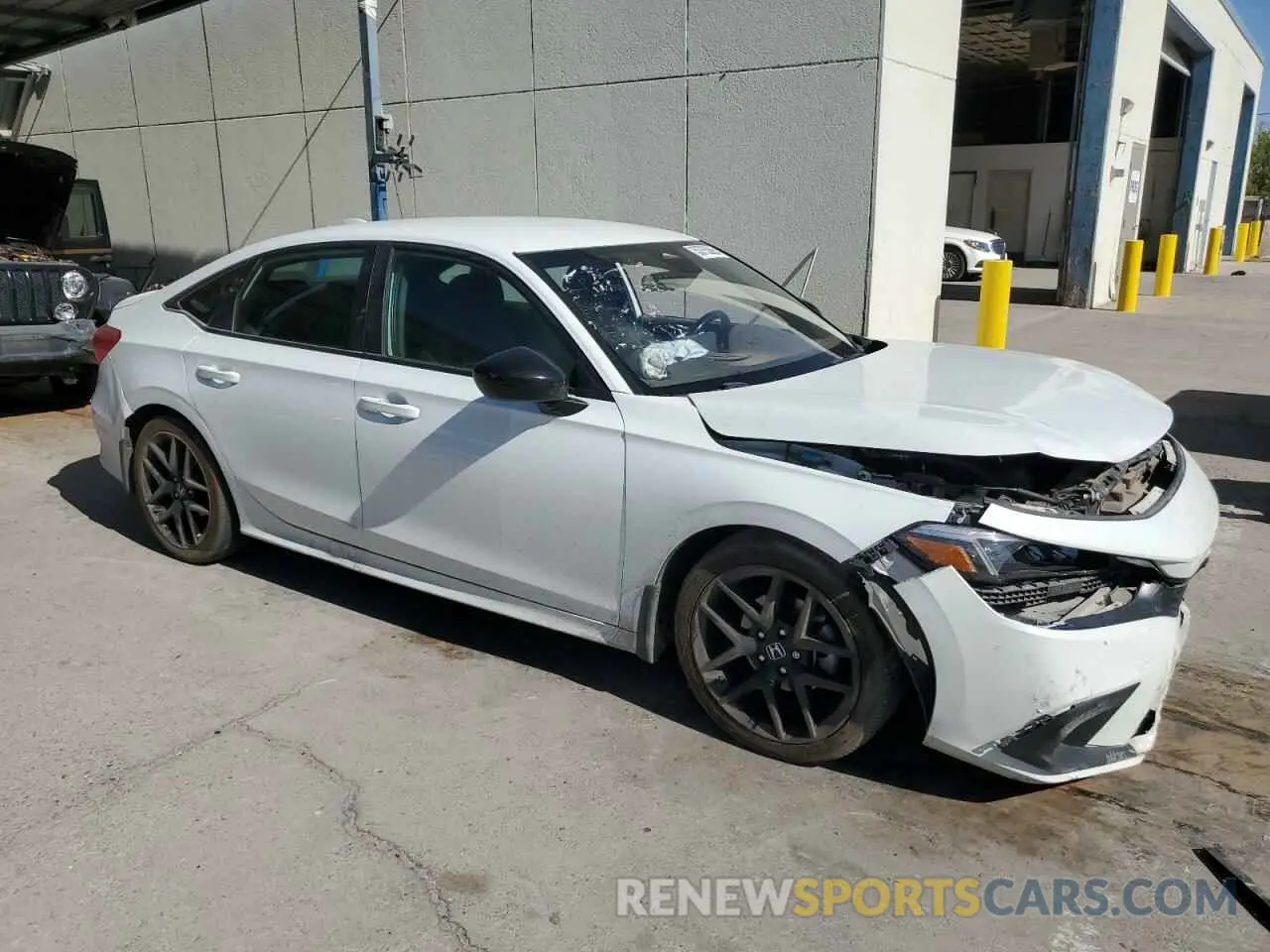 4 Photograph of a damaged car 2HGFE2F58NH502611 HONDA CIVIC 2022