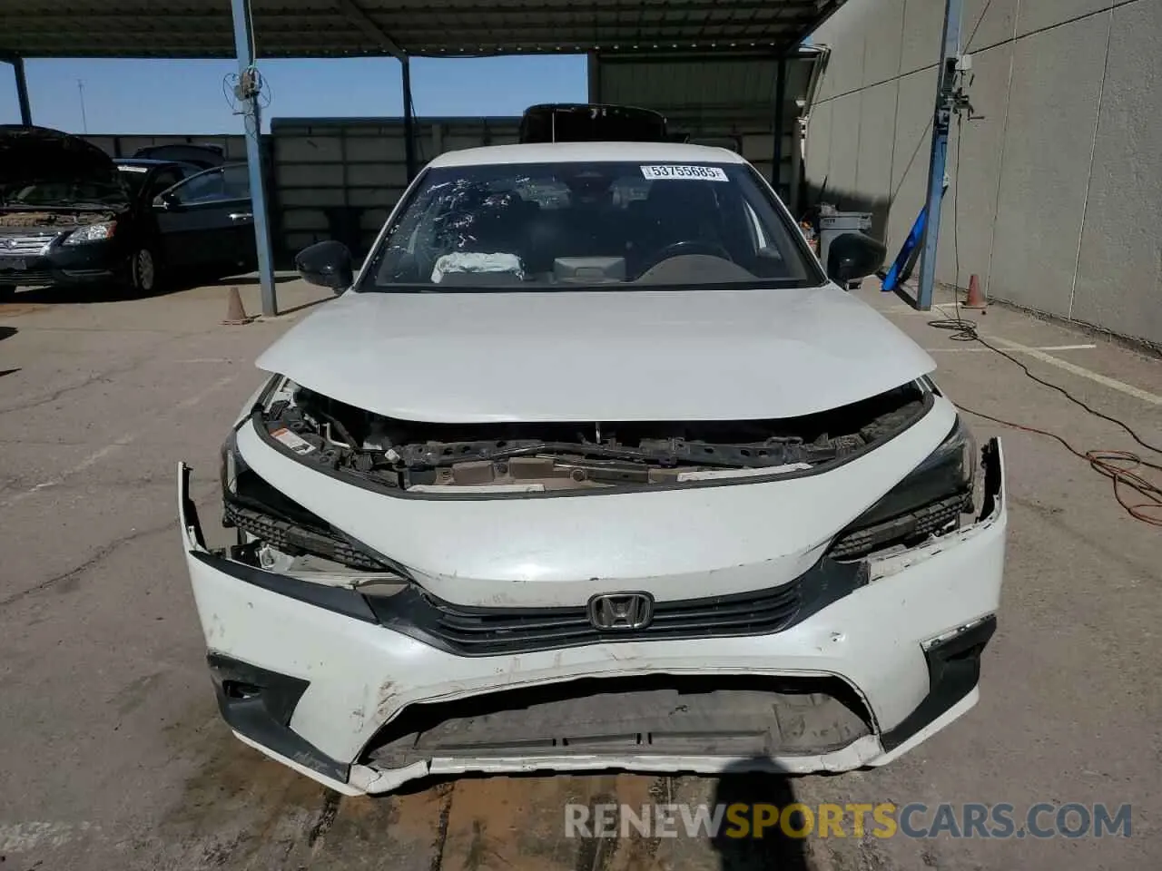 5 Photograph of a damaged car 2HGFE2F58NH502611 HONDA CIVIC 2022