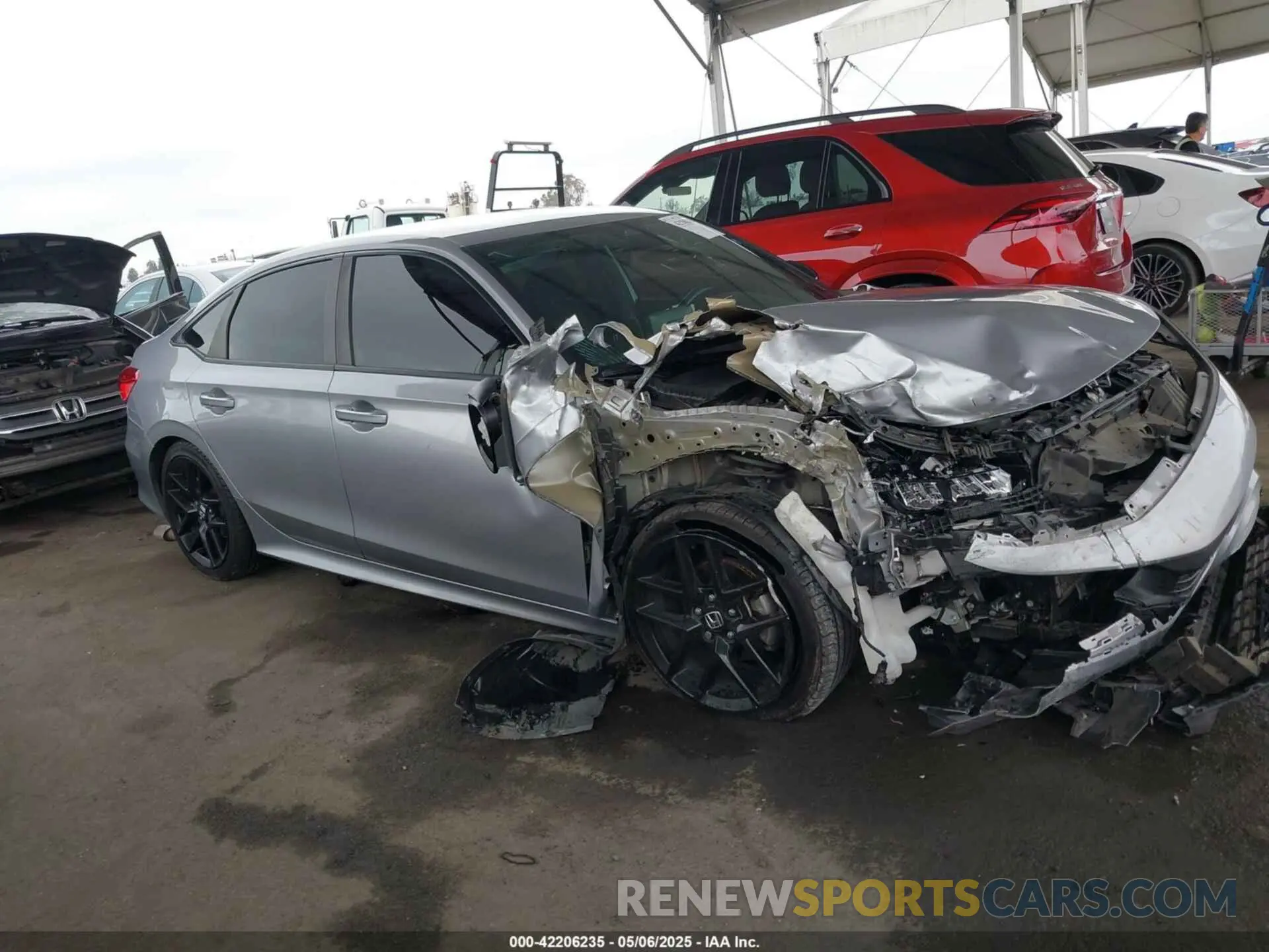 13 Photograph of a damaged car 2HGFE2F58NH521790 HONDA CIVIC 2022