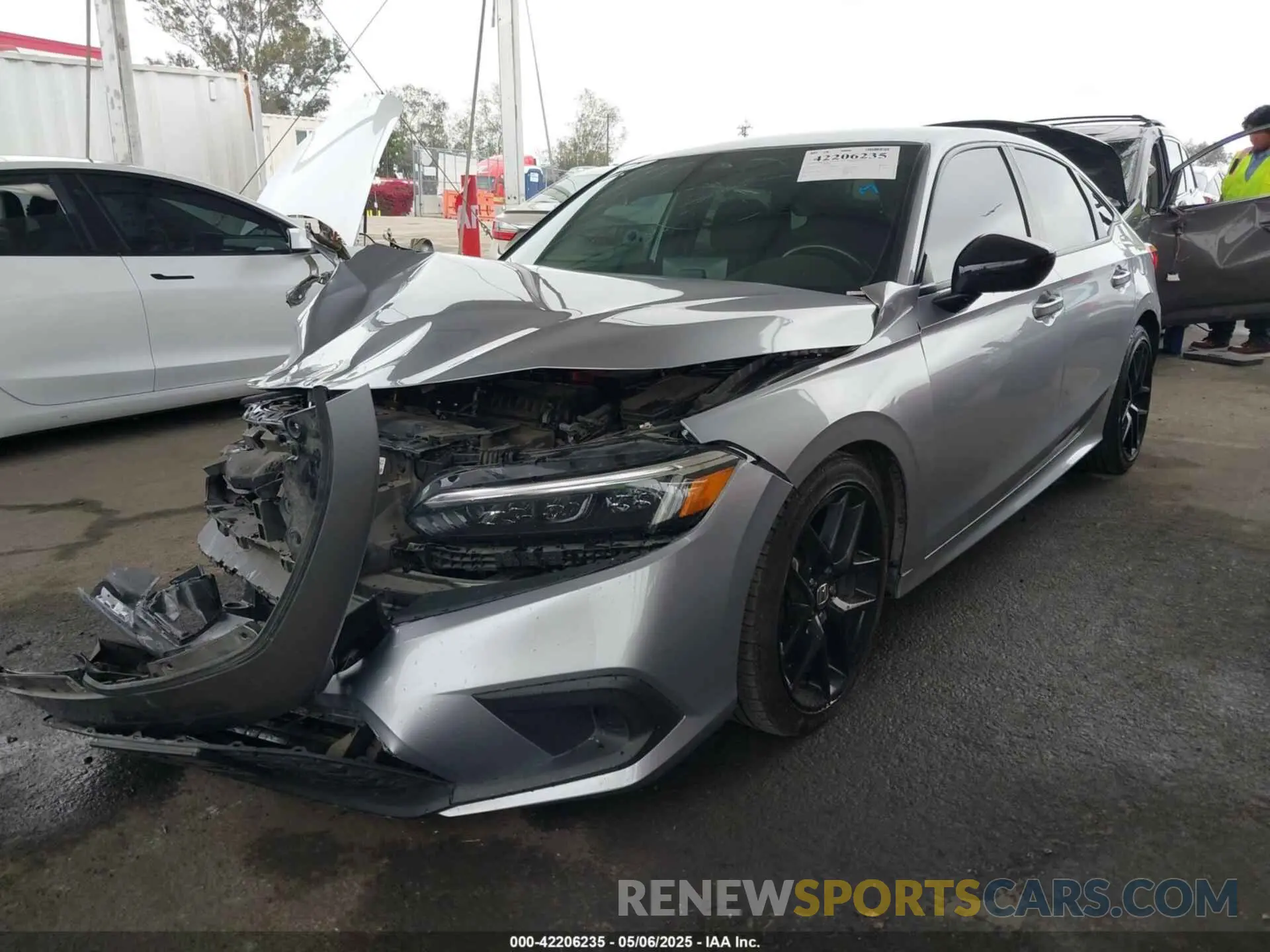 2 Photograph of a damaged car 2HGFE2F58NH521790 HONDA CIVIC 2022