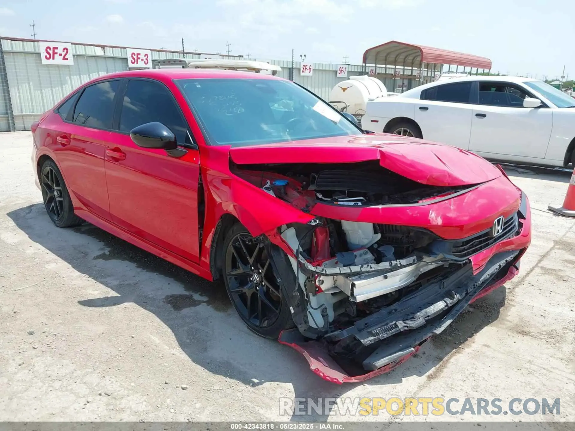 1 Photograph of a damaged car 2HGFE2F58NH537245 HONDA CIVIC 2022