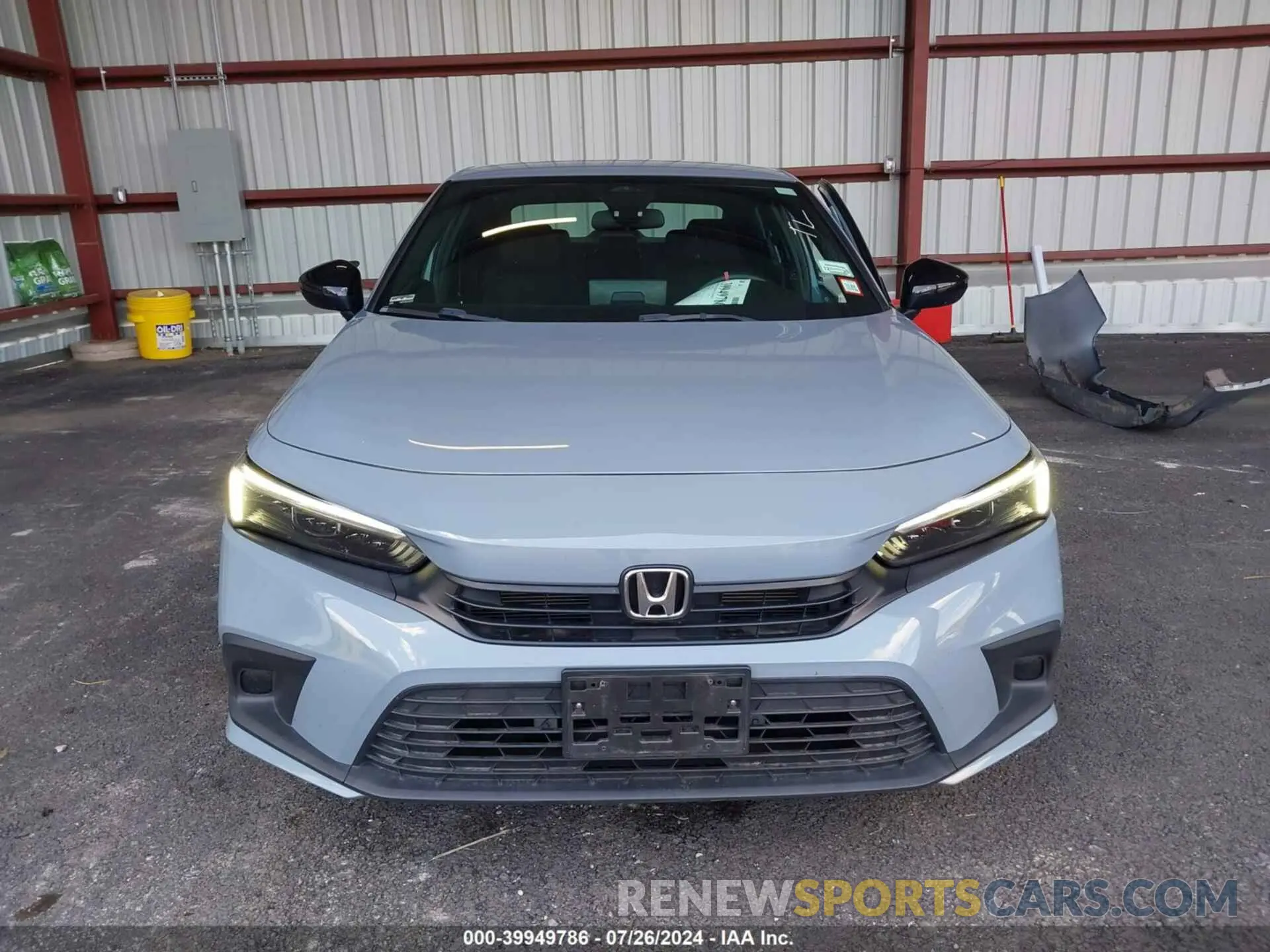 13 Photograph of a damaged car 2HGFE2F58NH538380 HONDA CIVIC 2022