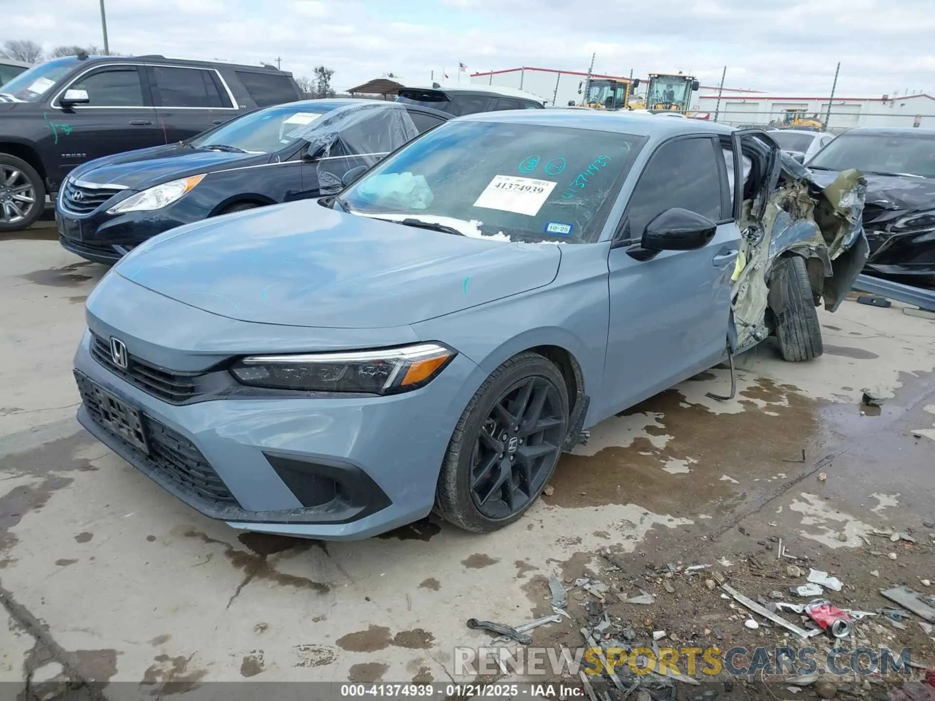 2 Фотография поврежденного автомобиля 2HGFE2F58NH539433 HONDA CIVIC 2022
