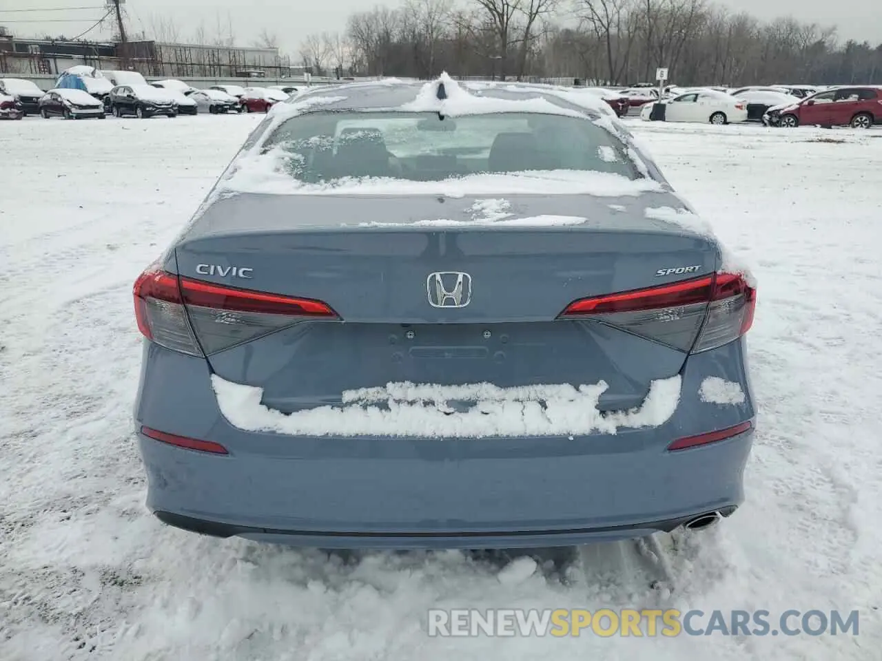 6 Photograph of a damaged car 2HGFE2F58NH553056 HONDA CIVIC 2022