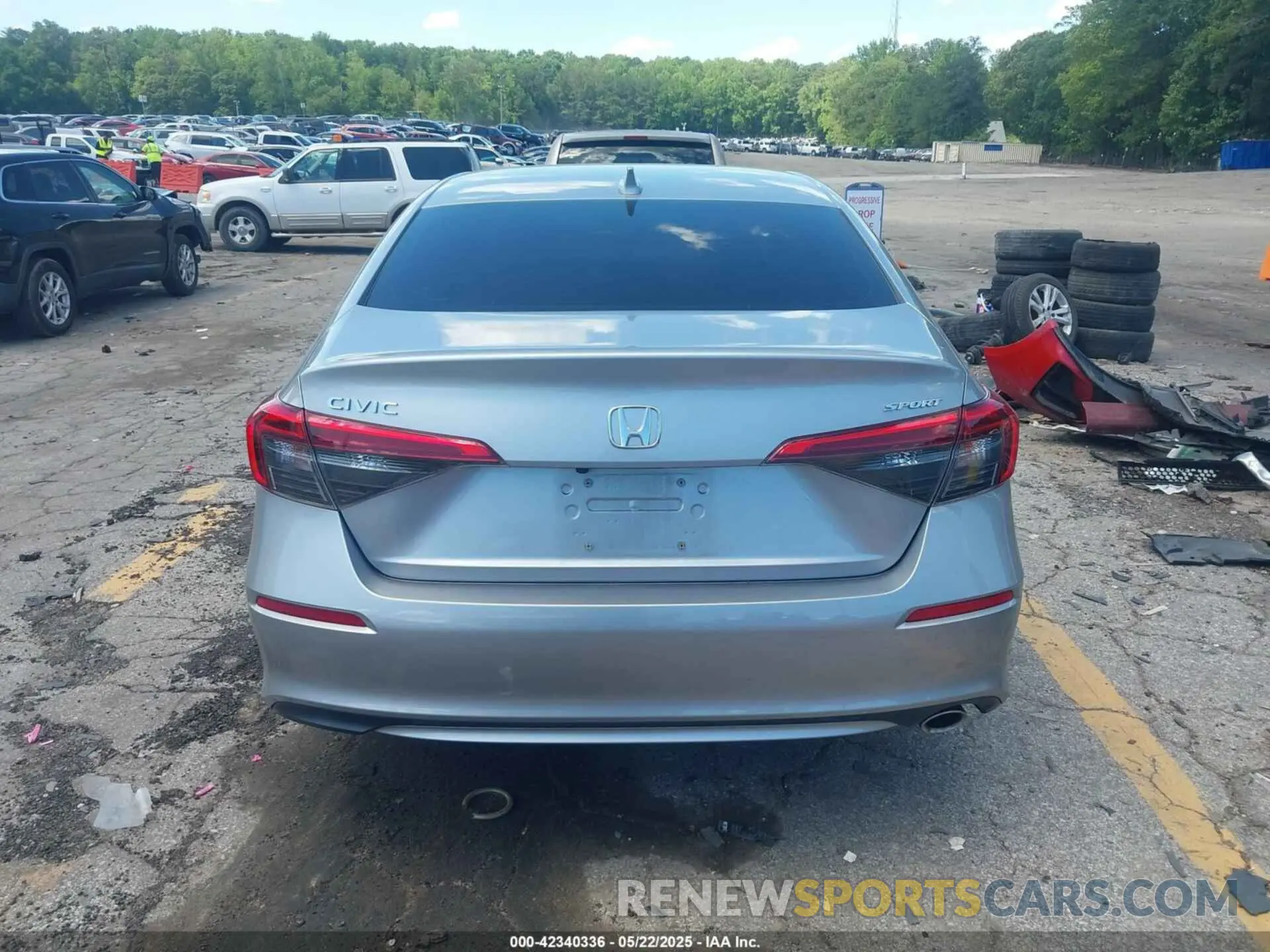 16 Photograph of a damaged car 2HGFE2F58NH555504 HONDA CIVIC 2022
