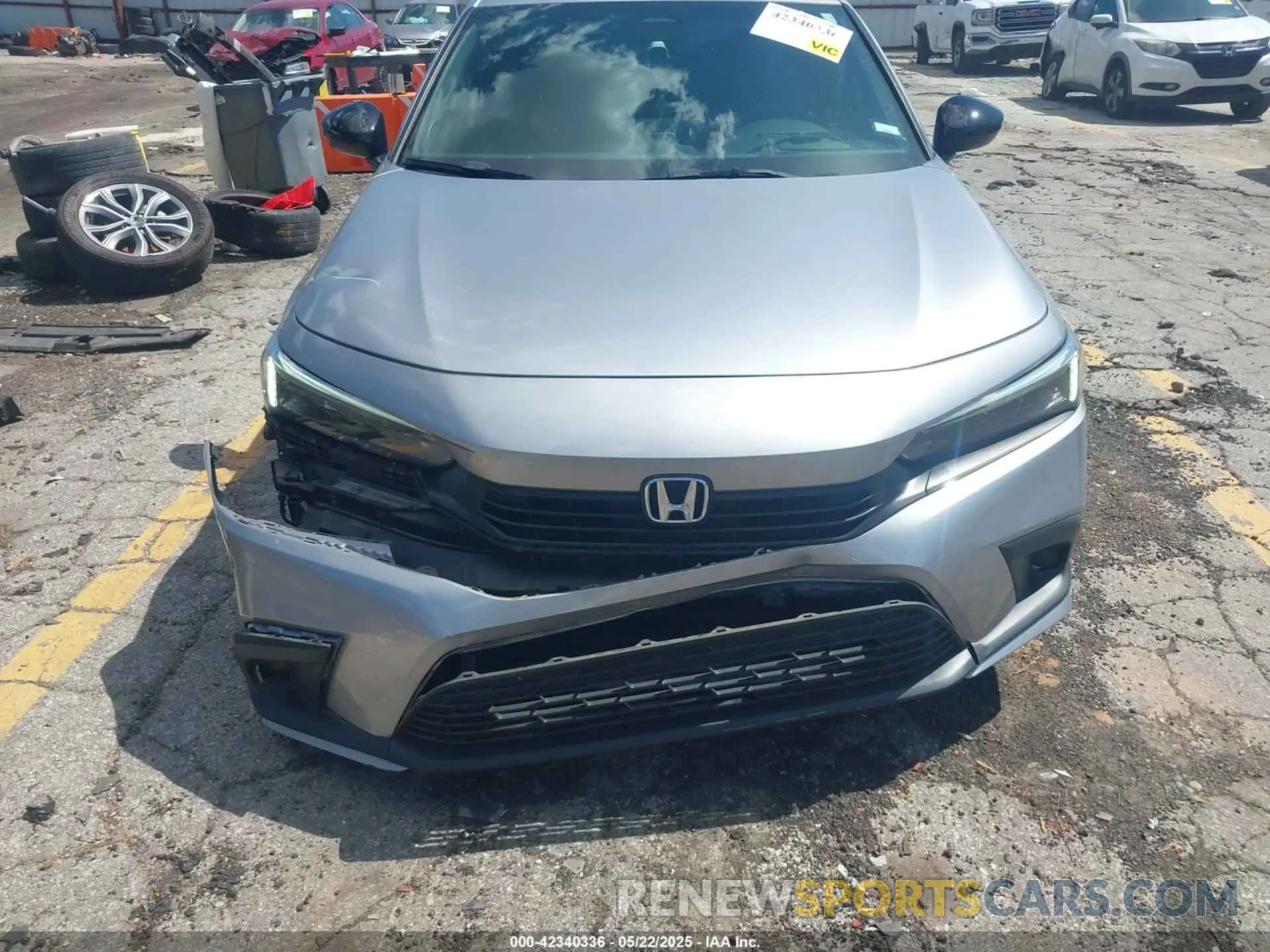 6 Photograph of a damaged car 2HGFE2F58NH555504 HONDA CIVIC 2022
