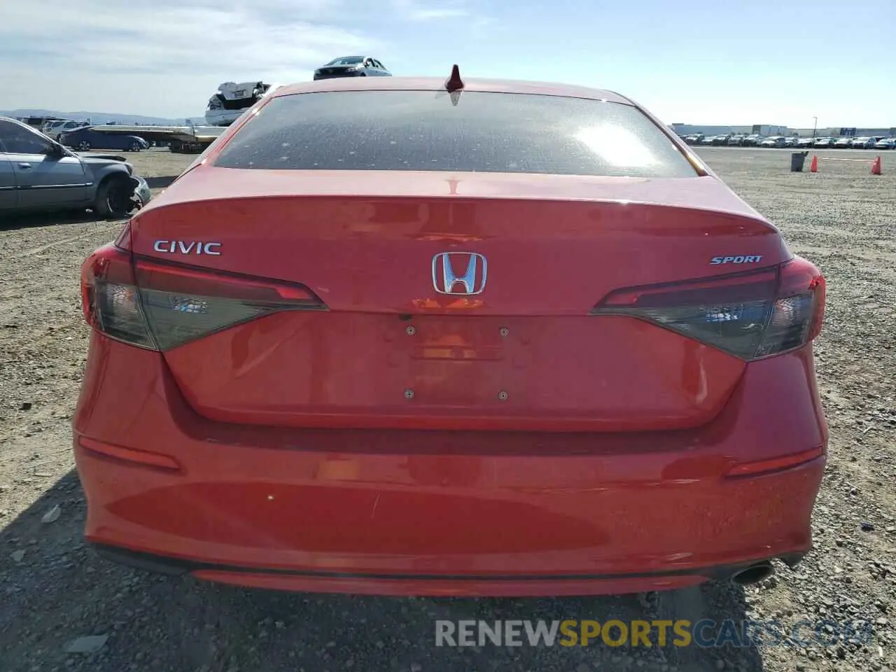 6 Фотография поврежденного автомобиля 2HGFE2F58NH564722 HONDA CIVIC 2022