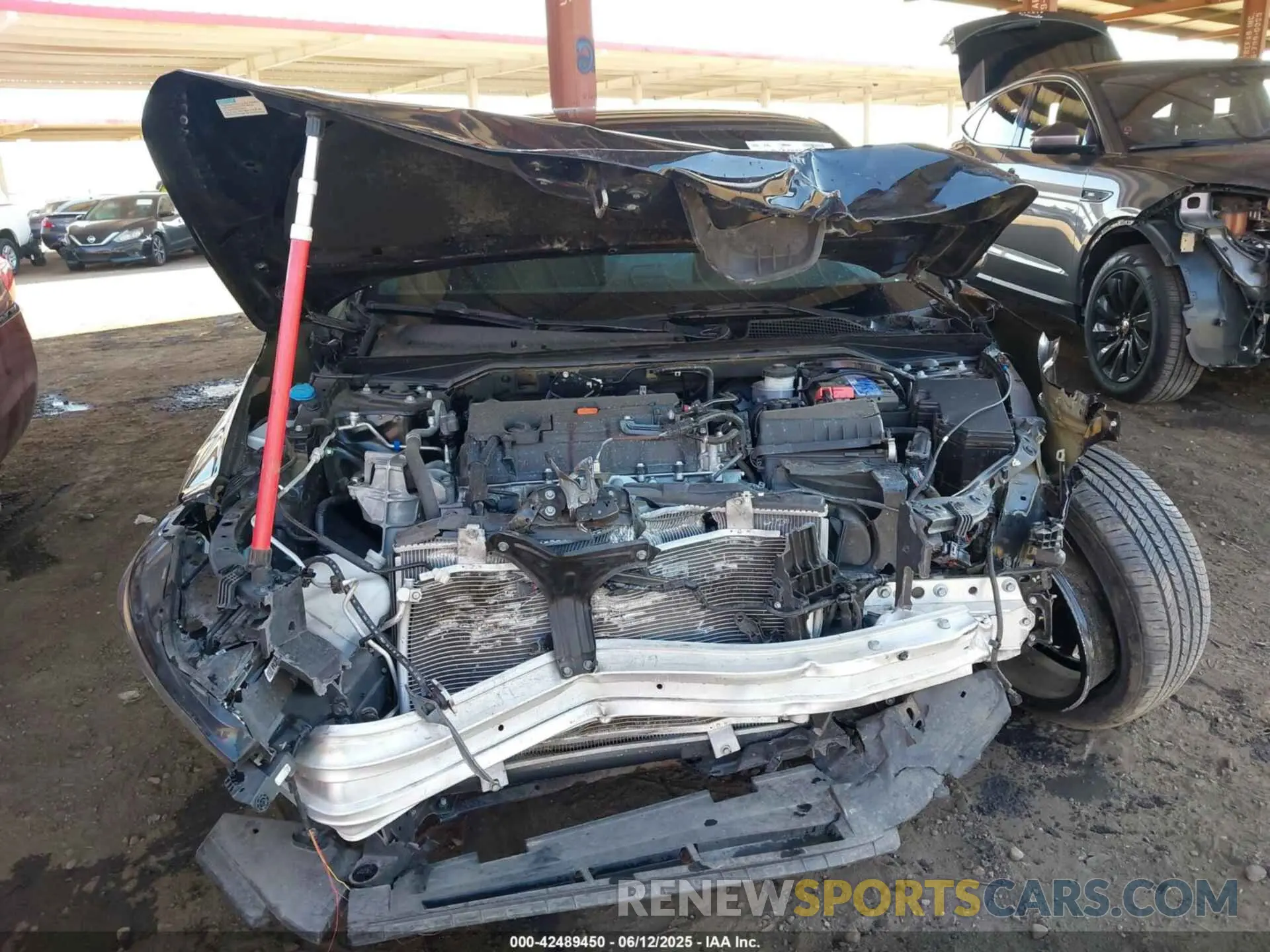 10 Photograph of a damaged car 2HGFE2F58NH574277 HONDA CIVIC 2022