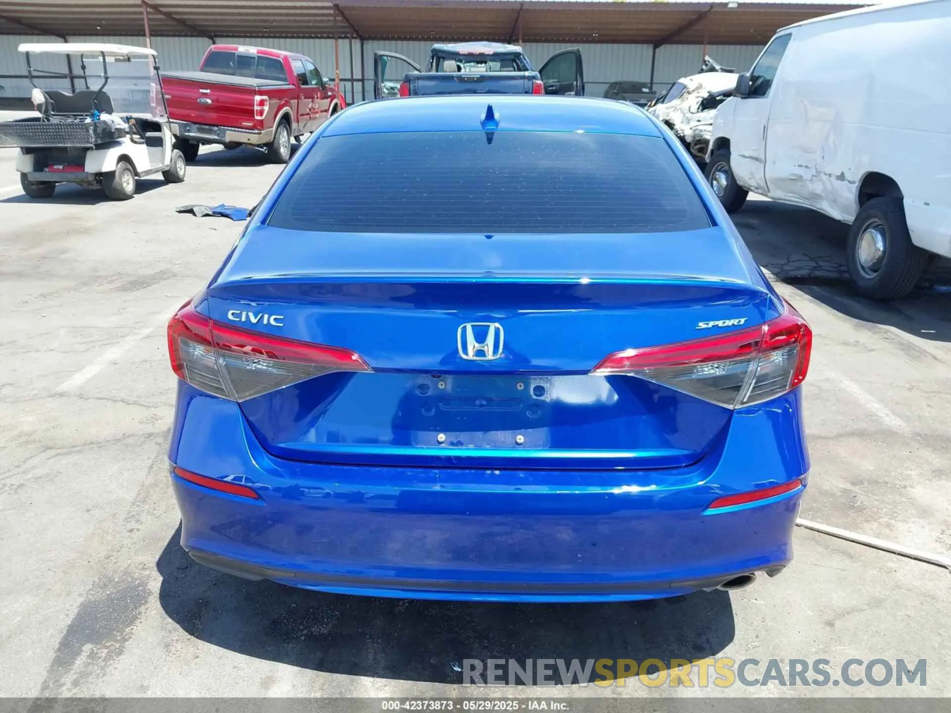 17 Photograph of a damaged car 2HGFE2F58NH581035 HONDA CIVIC 2022