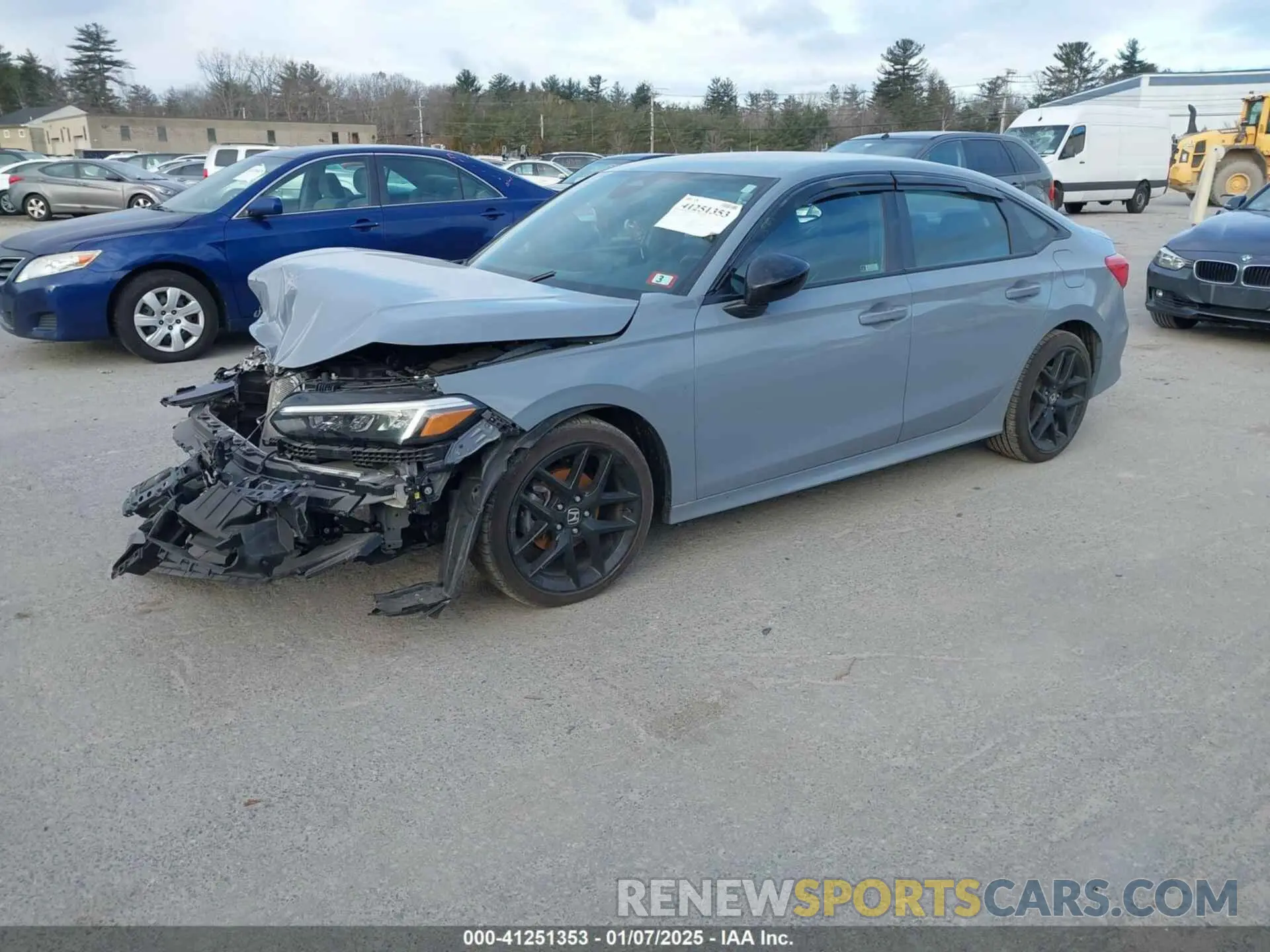 2 Photograph of a damaged car 2HGFE2F58NH610548 HONDA CIVIC 2022