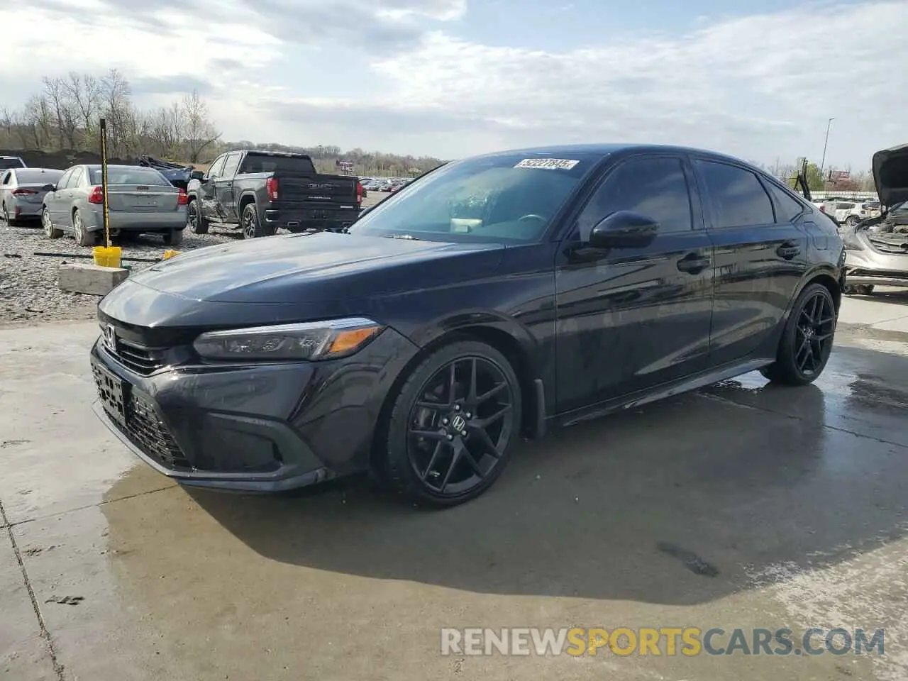 1 Photograph of a damaged car 2HGFE2F59NH547492 HONDA CIVIC 2022