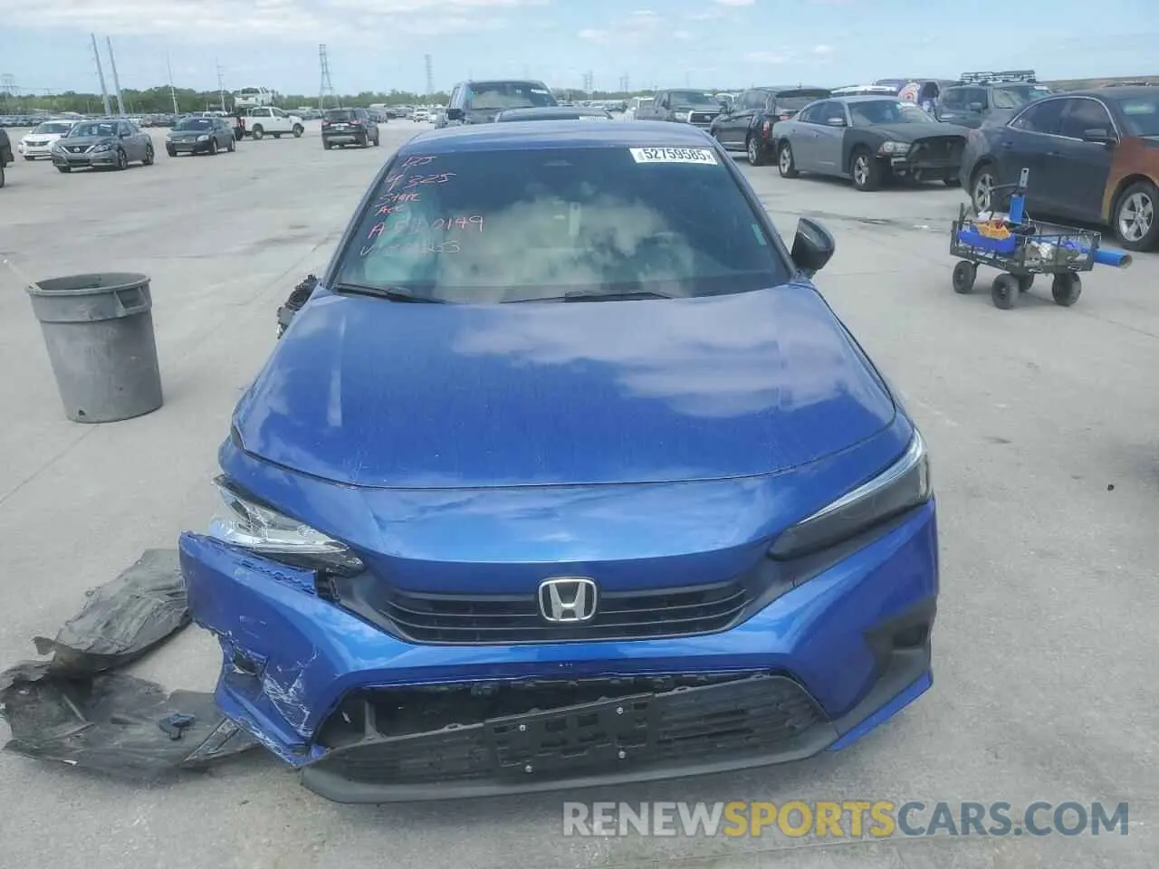 5 Photograph of a damaged car 2HGFE2F59NH555253 HONDA CIVIC 2022