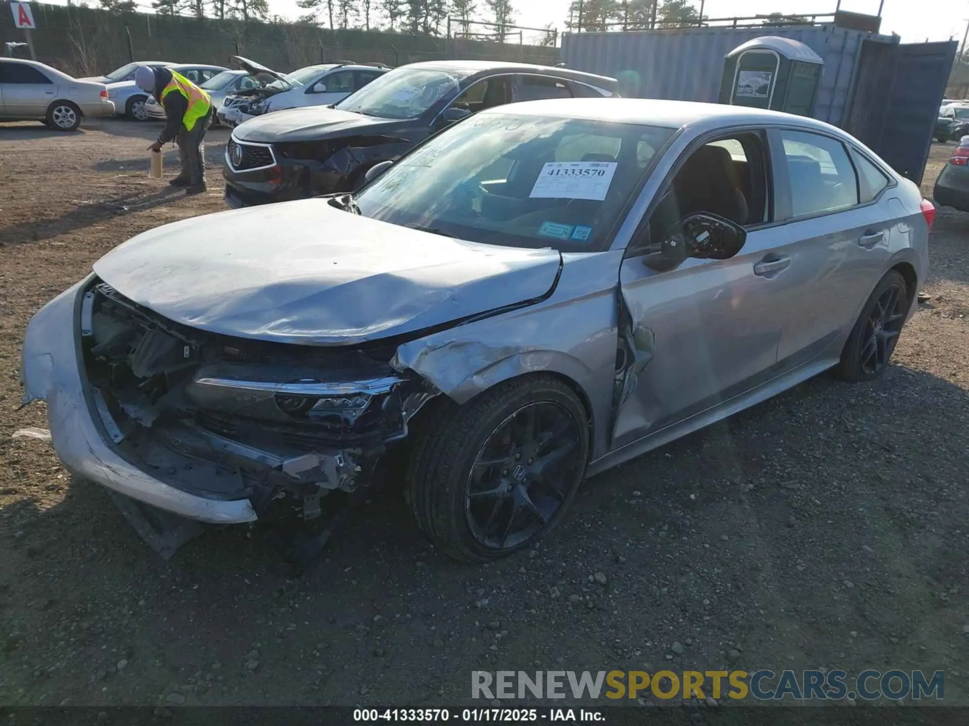 2 Photograph of a damaged car 2HGFE2F59NH568259 HONDA CIVIC 2022