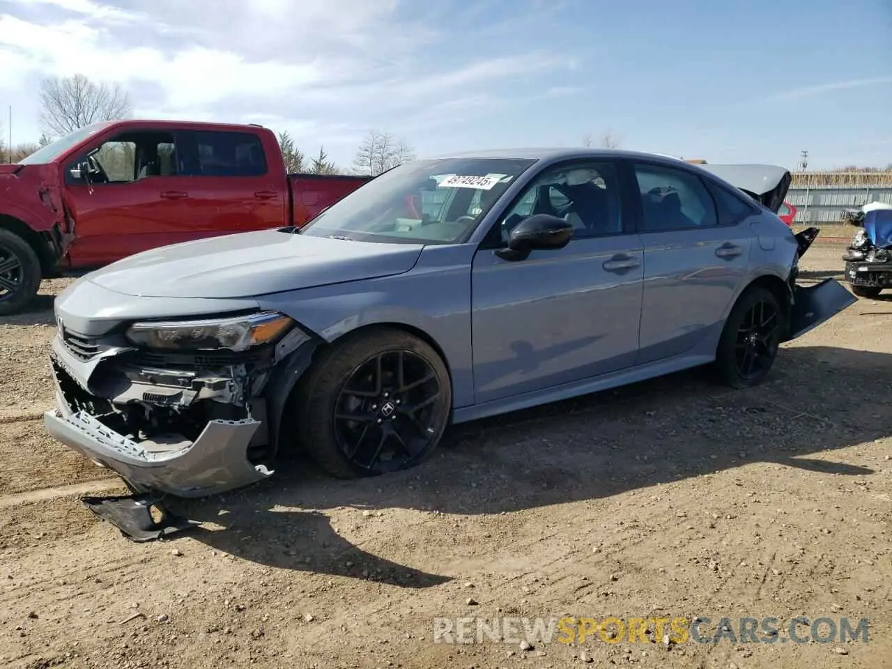1 Photograph of a damaged car 2HGFE2F5XNH565533 HONDA CIVIC 2022