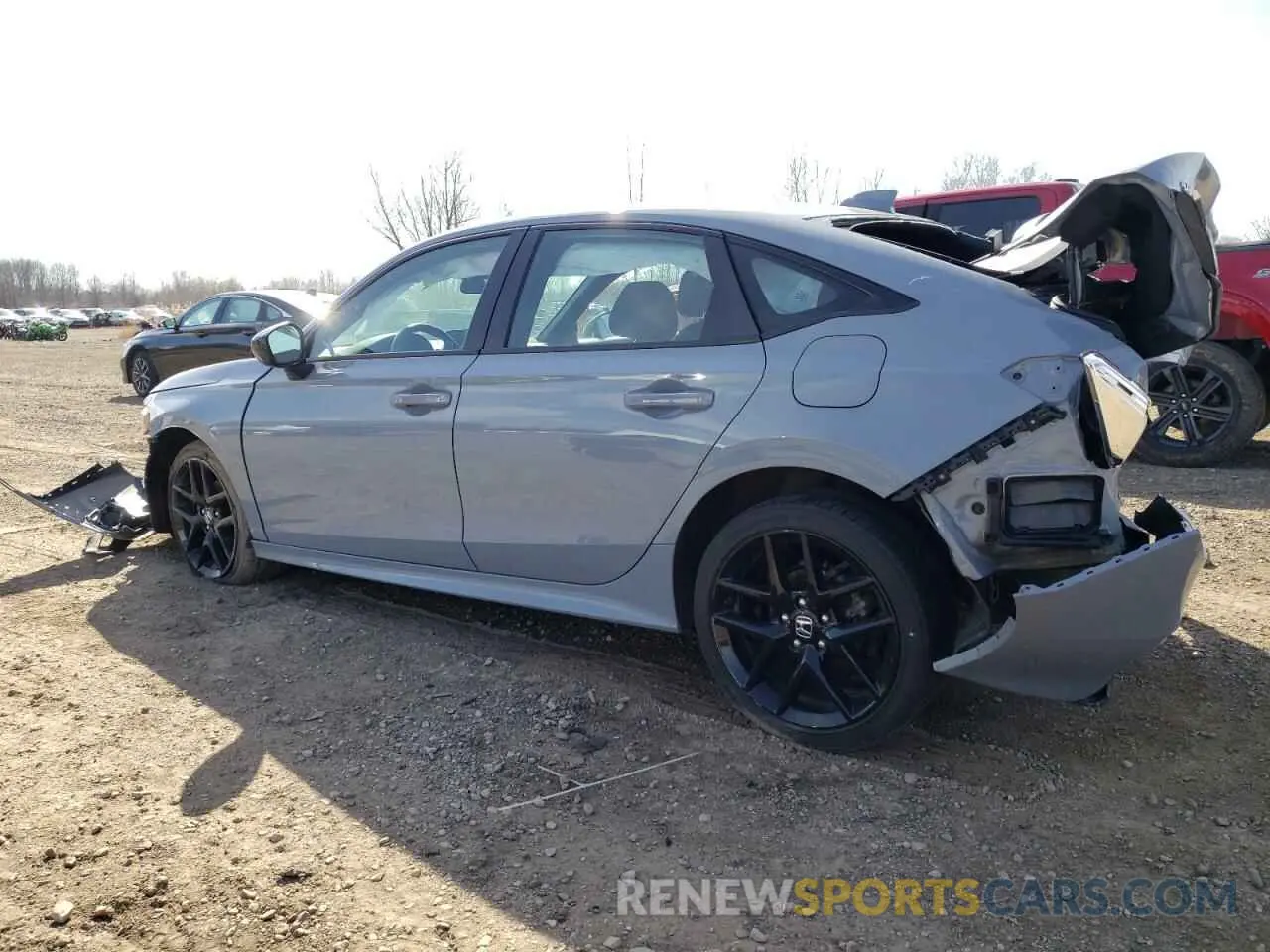 2 Photograph of a damaged car 2HGFE2F5XNH565533 HONDA CIVIC 2022