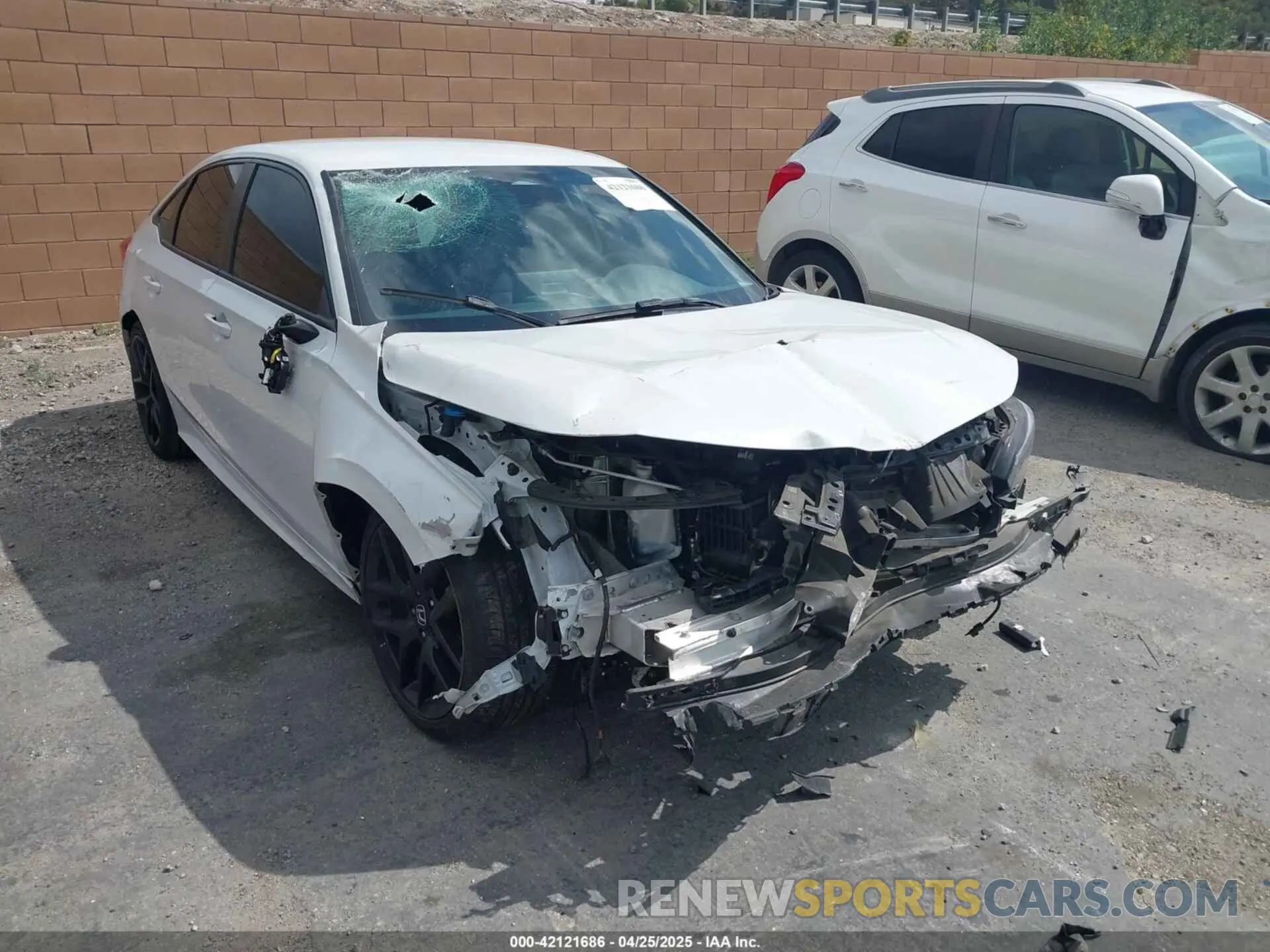 1 Photograph of a damaged car 2HGFE2F5XNH590187 HONDA CIVIC 2022