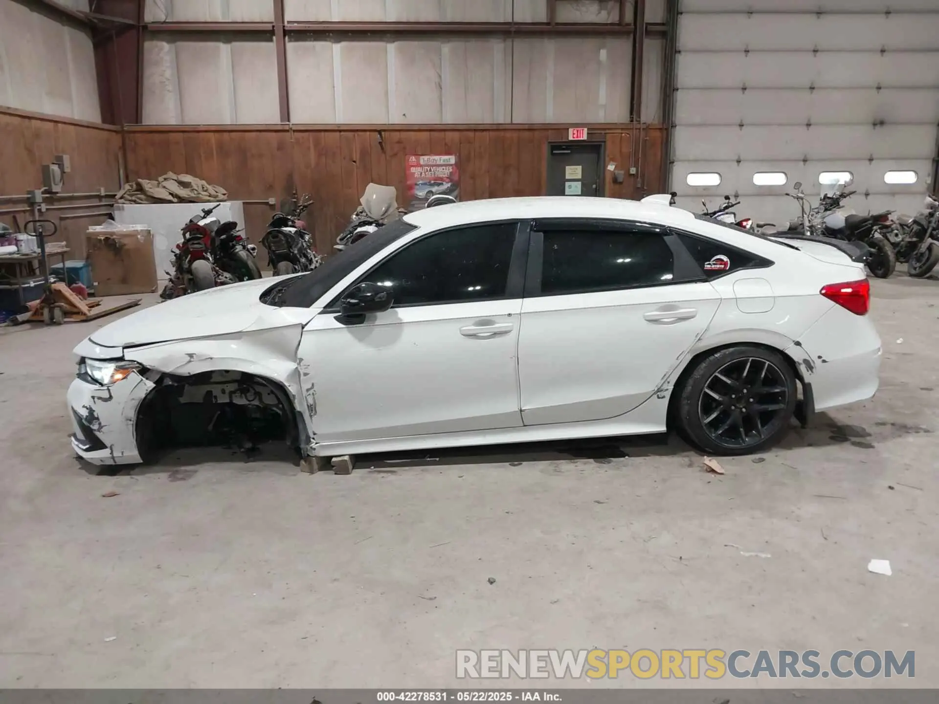 14 Photograph of a damaged car 2HGFE2F5XNH593705 HONDA CIVIC 2022