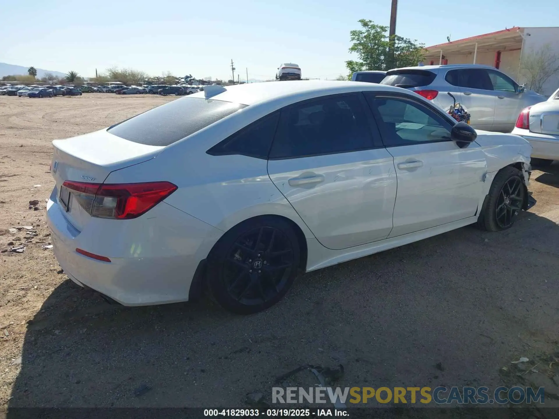 4 Photograph of a damaged car 2HGFE2F5XNH604976 HONDA CIVIC 2022