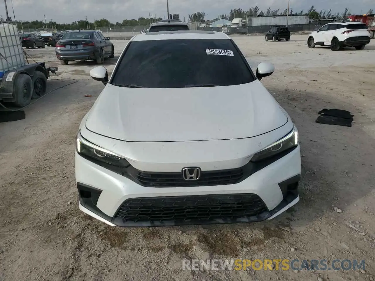 5 Фотография поврежденного автомобиля JHMFE1F70NX000759 HONDA CIVIC 2022