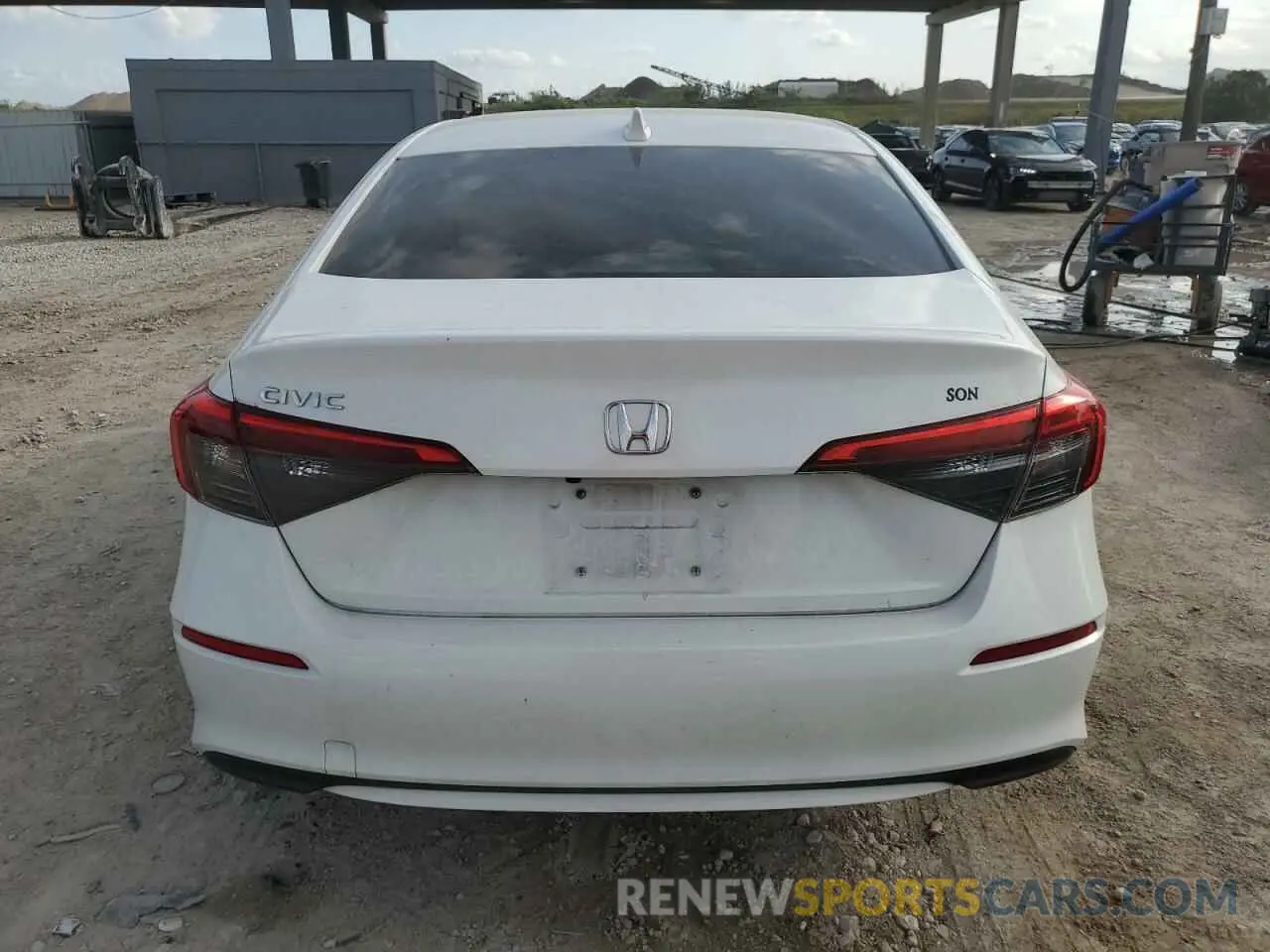 6 Фотография поврежденного автомобиля JHMFE1F70NX000759 HONDA CIVIC 2022