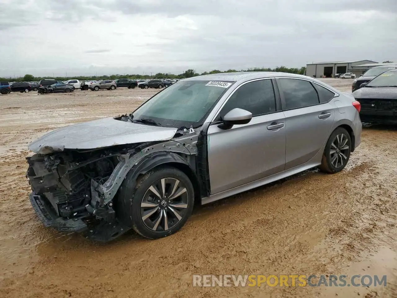 1 Photograph of a damaged car JHMFE1F71NX007803 HONDA CIVIC 2022