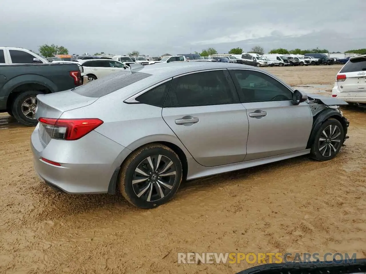 3 Photograph of a damaged car JHMFE1F71NX007803 HONDA CIVIC 2022