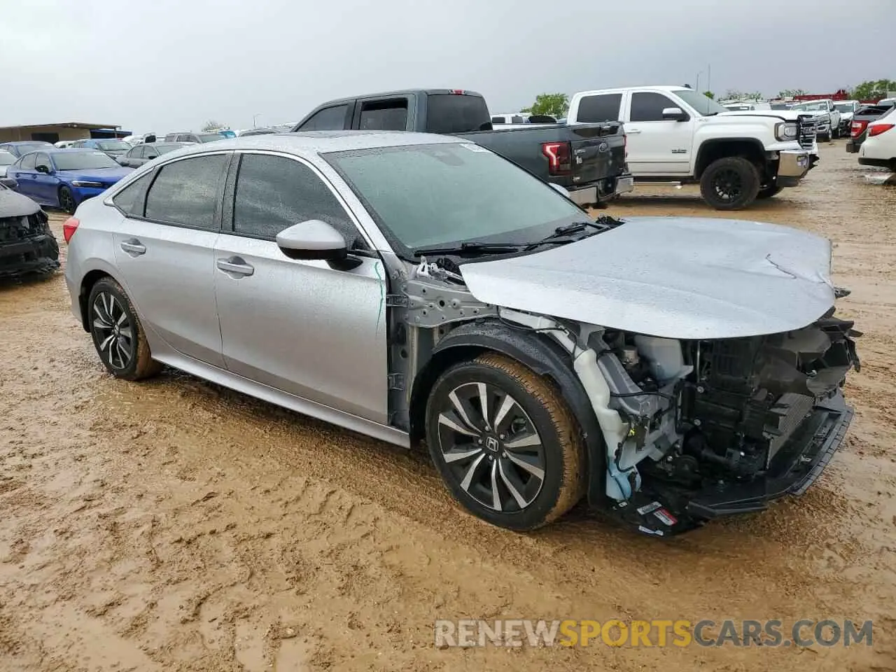 4 Photograph of a damaged car JHMFE1F71NX007803 HONDA CIVIC 2022