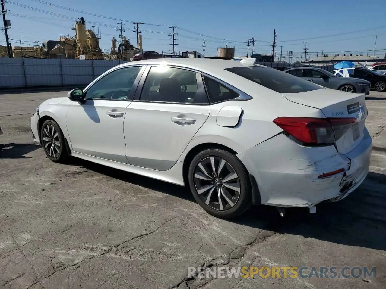 2 Фотография поврежденного автомобиля JHMFE1F72NX000939 HONDA CIVIC 2022