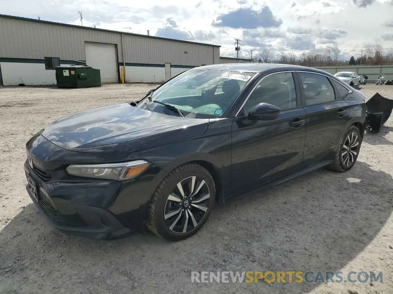 1 Photograph of a damaged car JHMFE1F72NX001282 HONDA CIVIC 2022