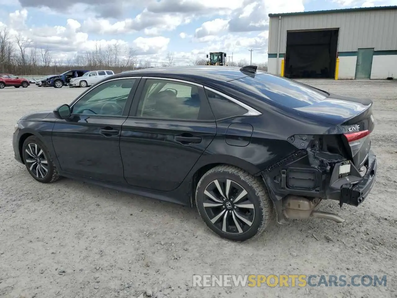 2 Photograph of a damaged car JHMFE1F72NX001282 HONDA CIVIC 2022