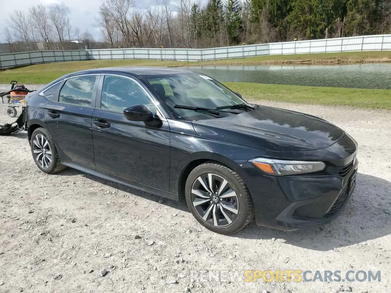 4 Photograph of a damaged car JHMFE1F72NX001282 HONDA CIVIC 2022