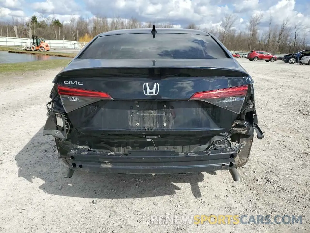 6 Photograph of a damaged car JHMFE1F72NX001282 HONDA CIVIC 2022